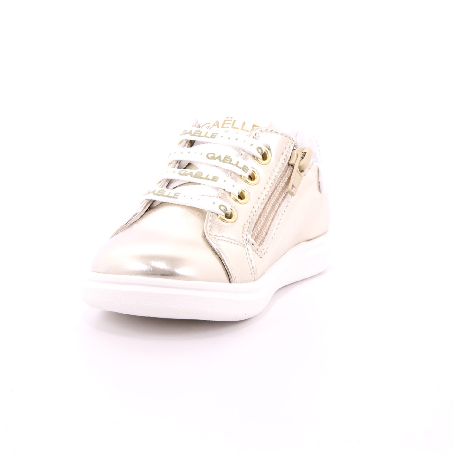 Scarpa Allacciata Gaelle Bambina Platino Scarpa Allacciata Gaelle Bambina Platino Scarpe 2 - G-742A