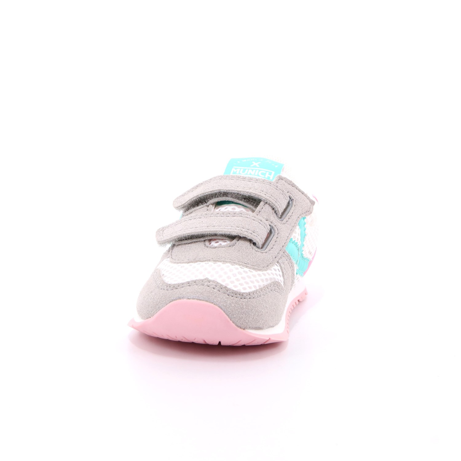 Scarpa Strappi Munich Bambina Grigio Scarpa Strappi Munich Bambina Grigio Scarpe 80 - 8820430
