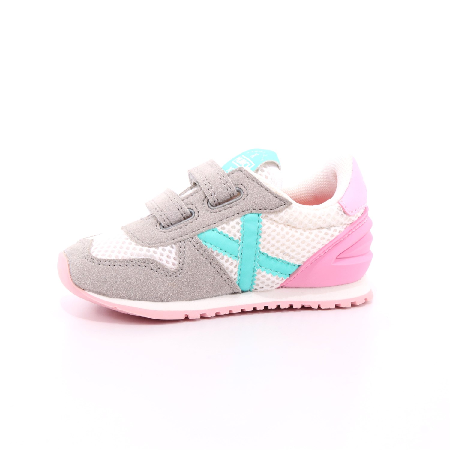 Scarpa Strappi Munich Bambina Grigio Scarpa Strappi Munich Bambina Grigio Scarpe 80 - 8820430