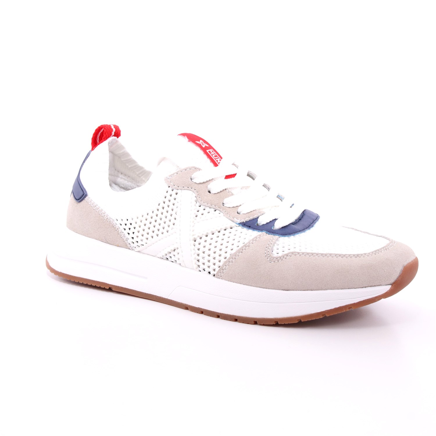 Scarpa Allacciata Munich Uomo Bianco Scarpa Allacciata Munich Uomo Bianco Scarpe 83 - 8903010