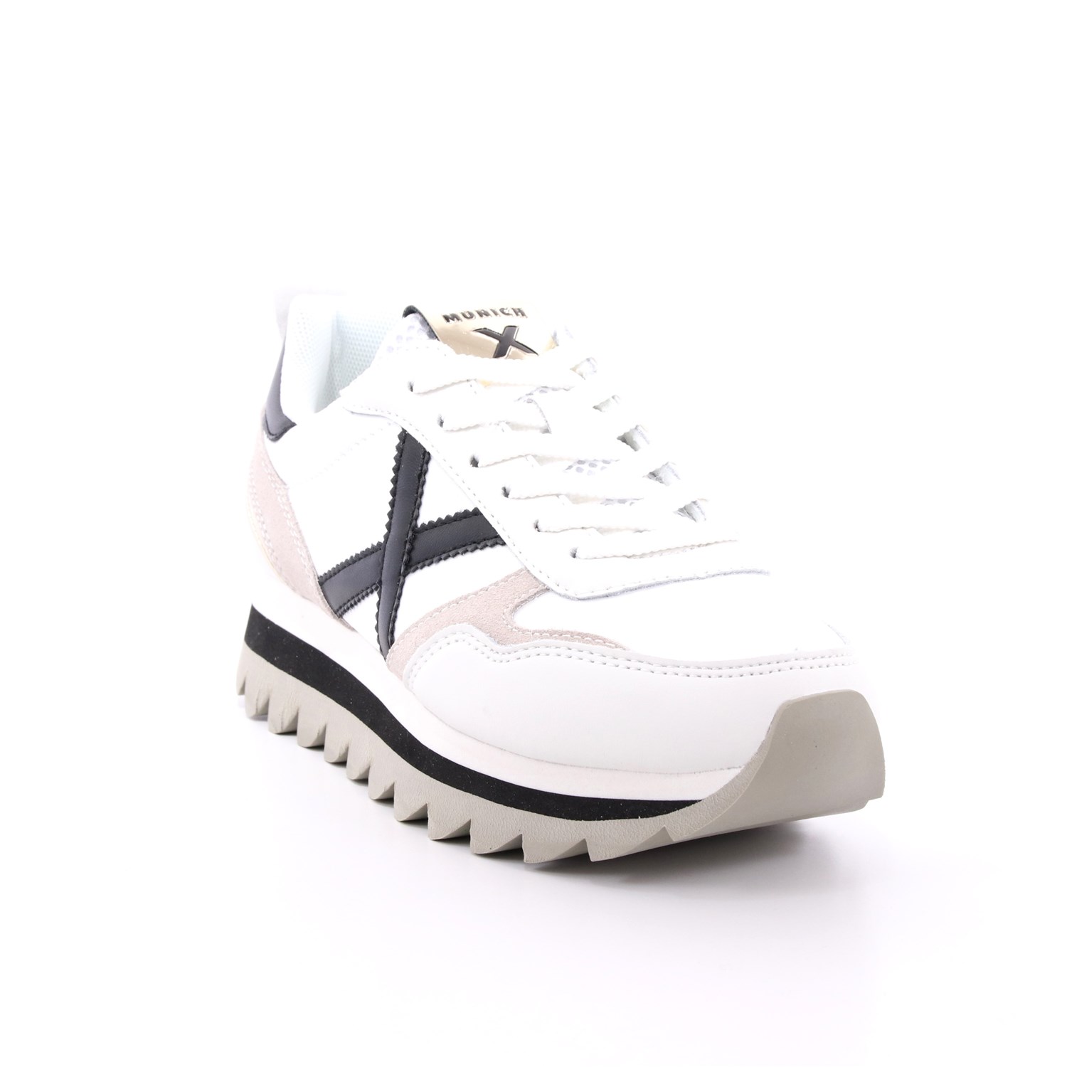Scarpa Allacciata Munich Donna Bianco Scarpa Allacciata Munich Donna Bianco Scarpe 85 - 8765020