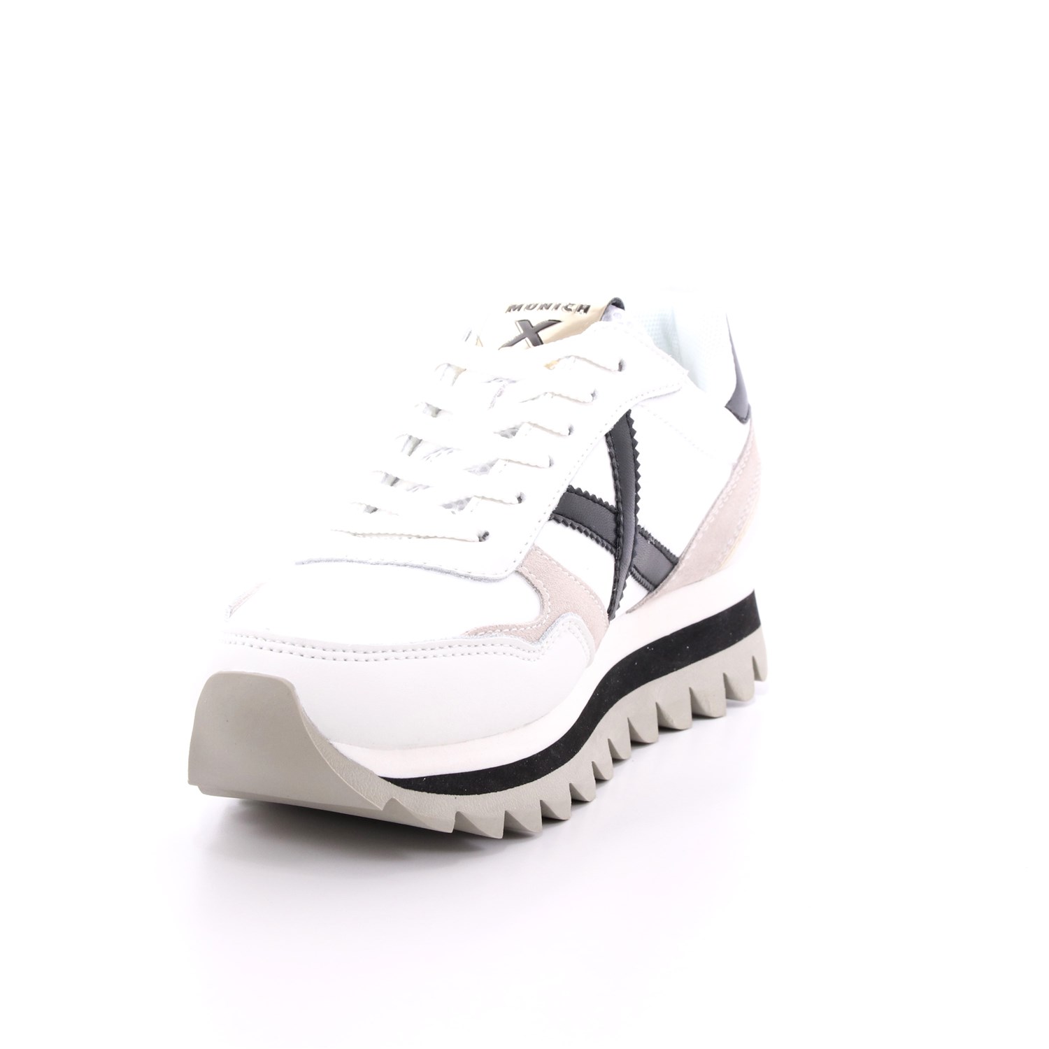 Scarpa Allacciata Munich Donna Bianco Scarpa Allacciata Munich Donna Bianco Scarpe 85 - 8765020