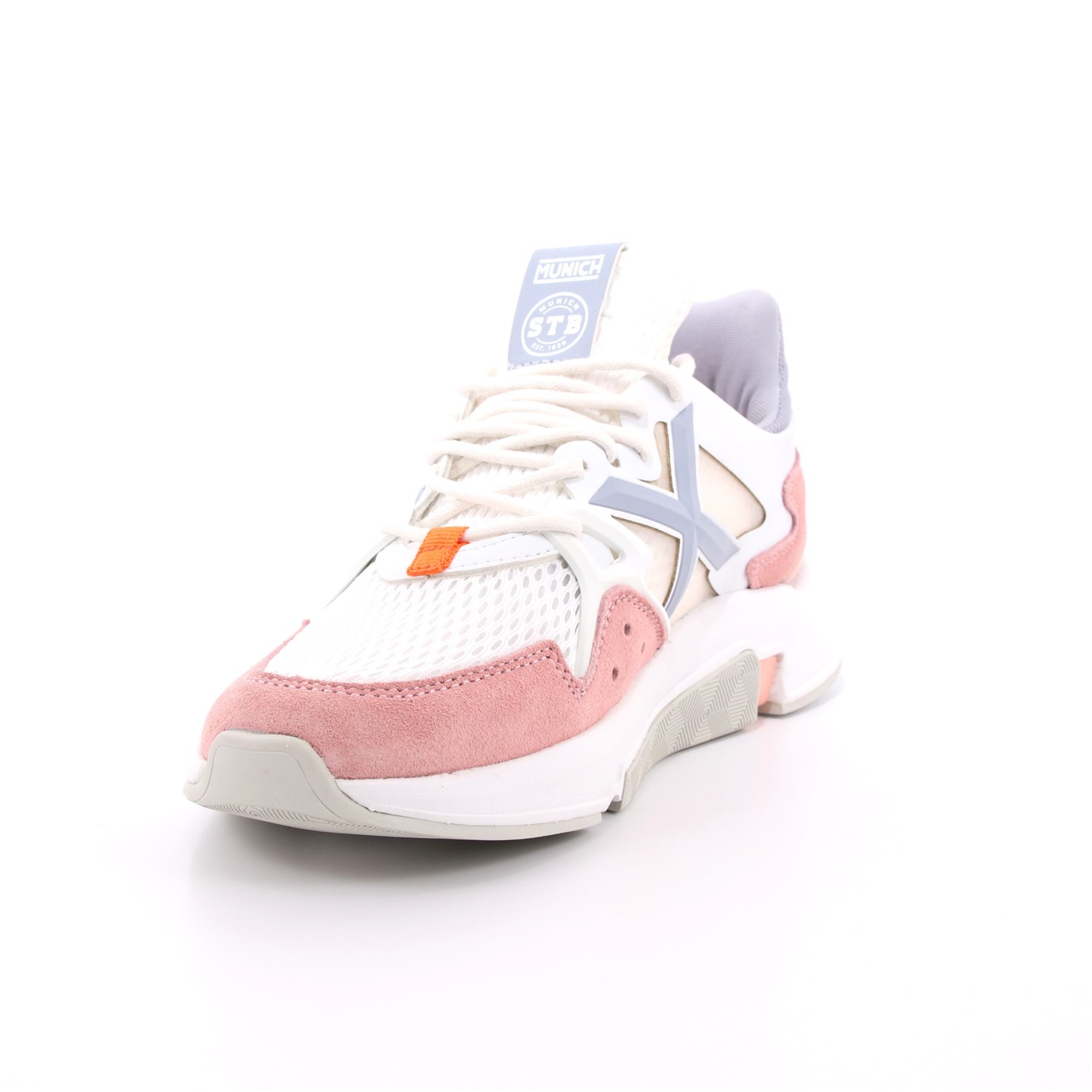 Scarpa Allacciata Munich Donna Bianco Scarpa Allacciata Munich Donna Bianco Scarpe 86 - 4172009