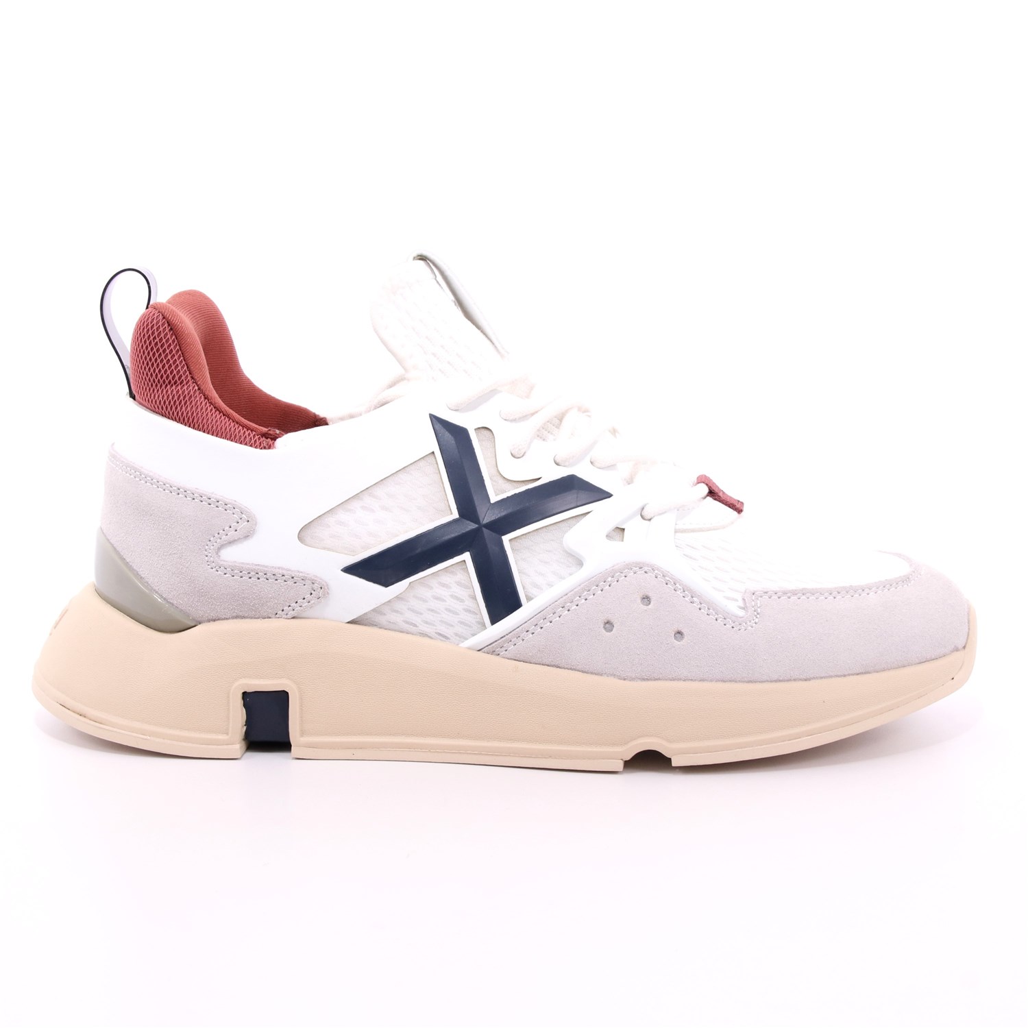 Scarpa Allacciata Munich Uomo Bianco Scarpa Allacciata Munich Uomo Bianco Scarpe 88 - 4172010