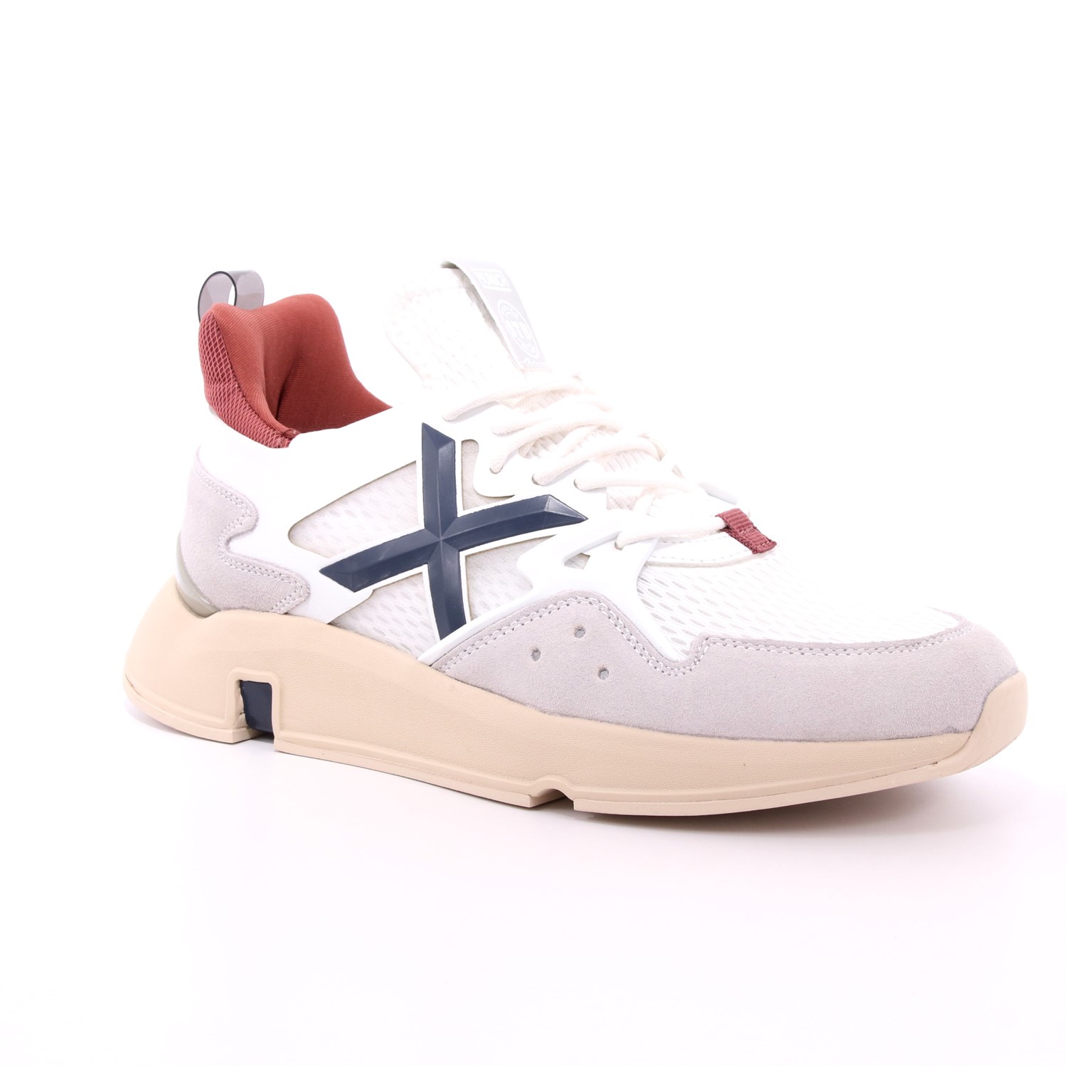 Scarpa Allacciata Munich Uomo Bianco Scarpa Allacciata Munich Uomo Bianco Scarpe 88 - 4172010