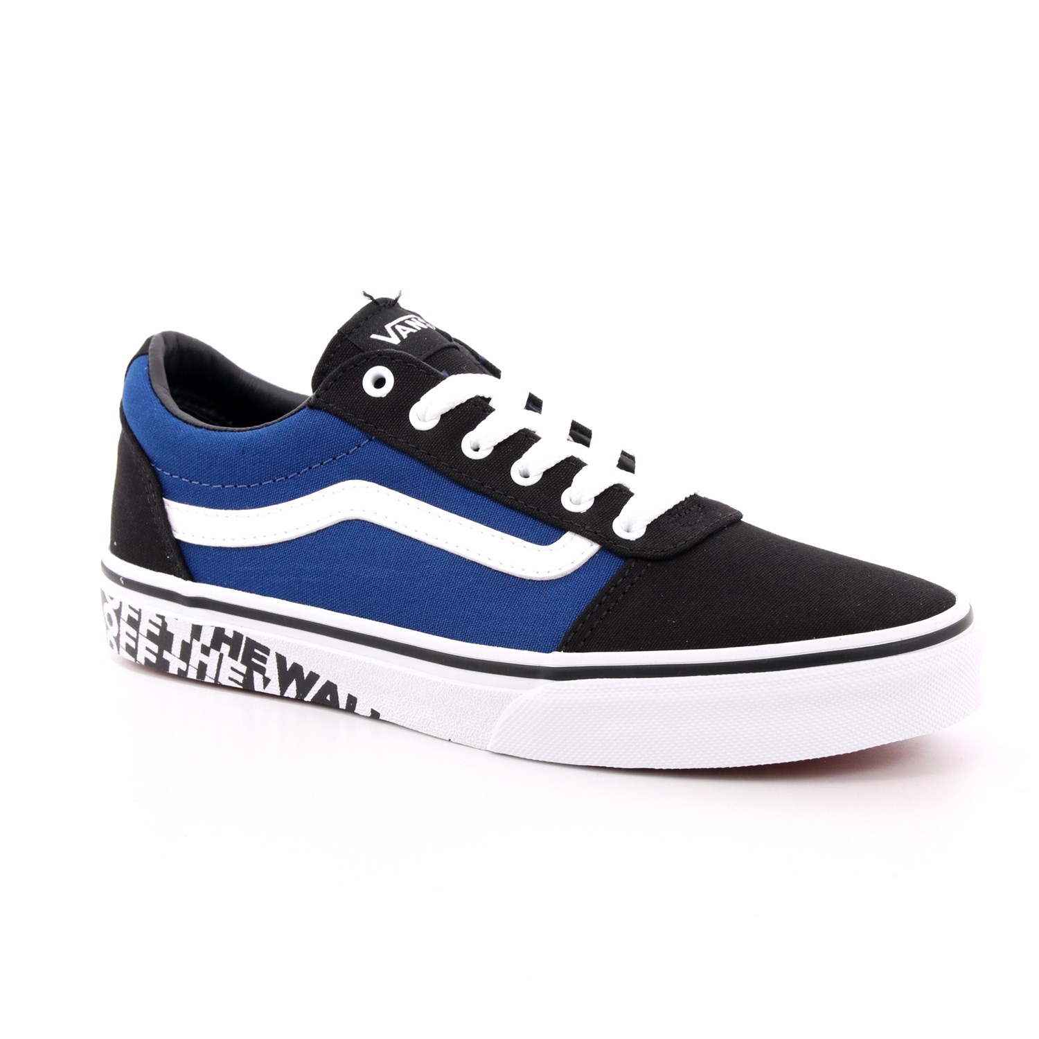 Scarpa Allacciata Vans Bambino Azzurro Scarpa Allacciata Vans Bambino Azzurro Scarpe 17 - VN0A38J959M1