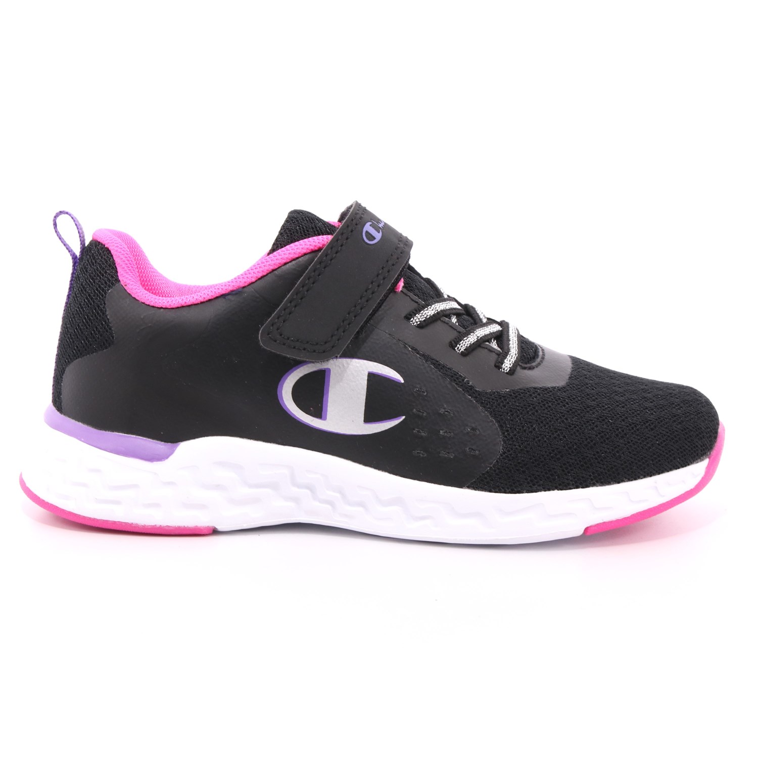 Scarpa Strappi + Elastico Champion Bambina Nero Scarpa Strappi + Elastico Champion Bambina Nero Scarpe 702 - S32125