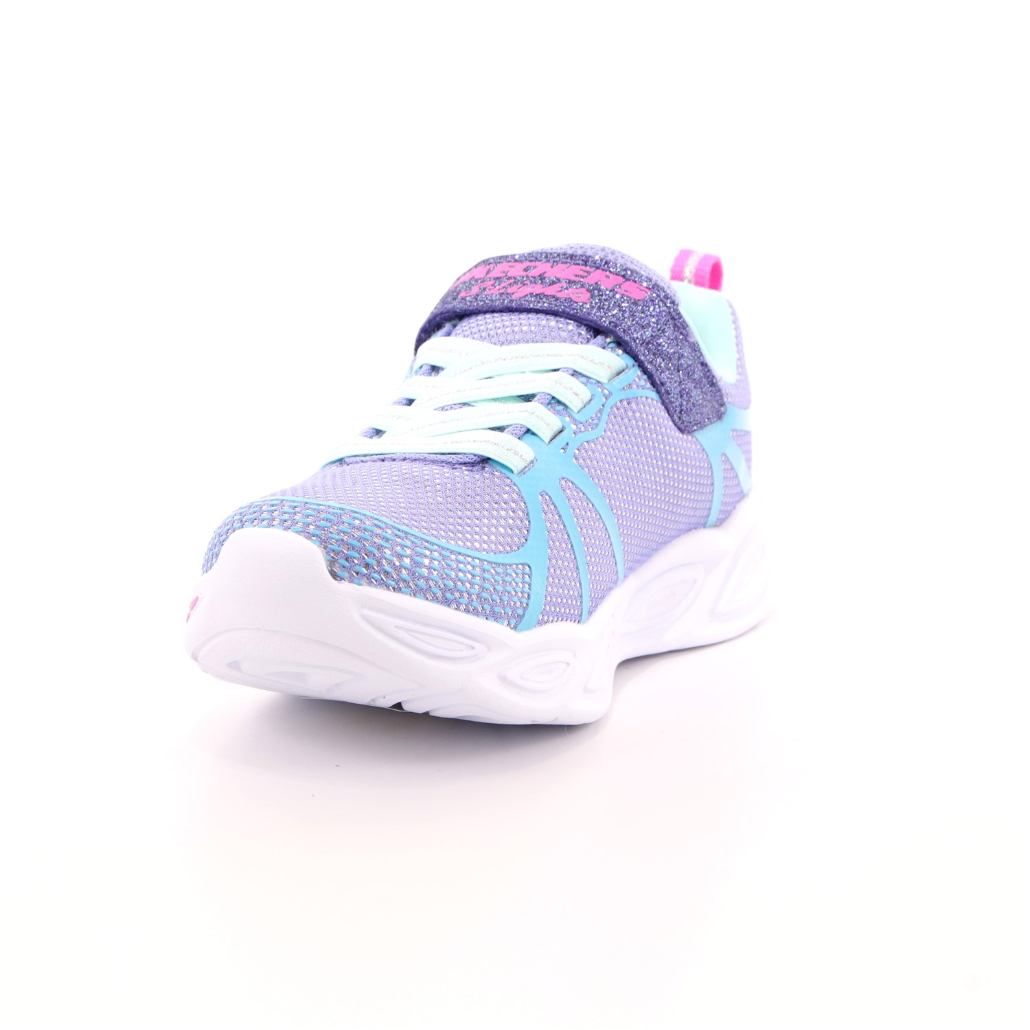 Scarpa Strappi + Elastico Skechers Bambina Argento Scarpa Strappi + Elastico Skechers Bambina Argento Scarpe 128 - 302042L