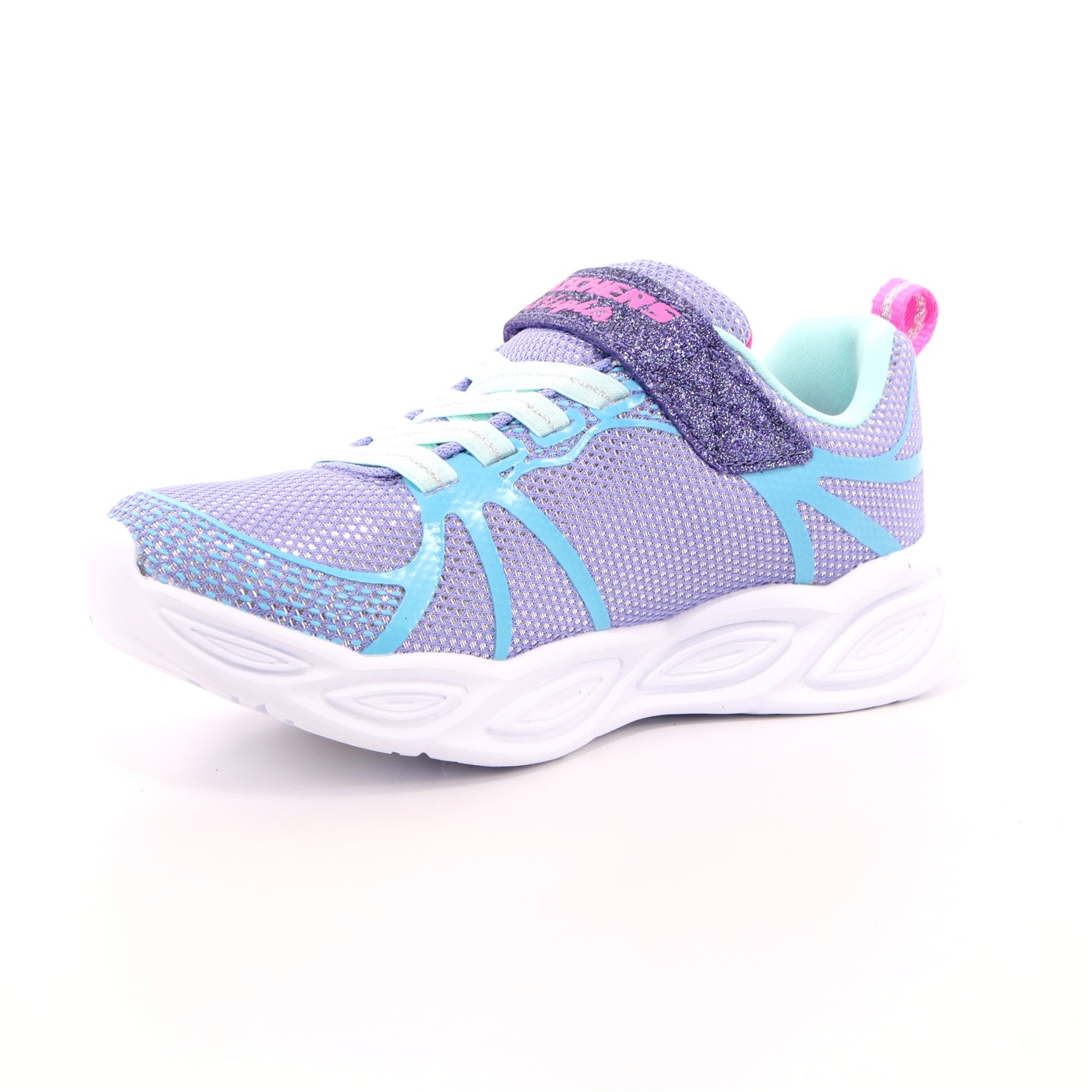 Scarpa Strappi + Elastico Skechers Bambina Argento Scarpa Strappi + Elastico Skechers Bambina Argento Scarpe 128 - 302042L