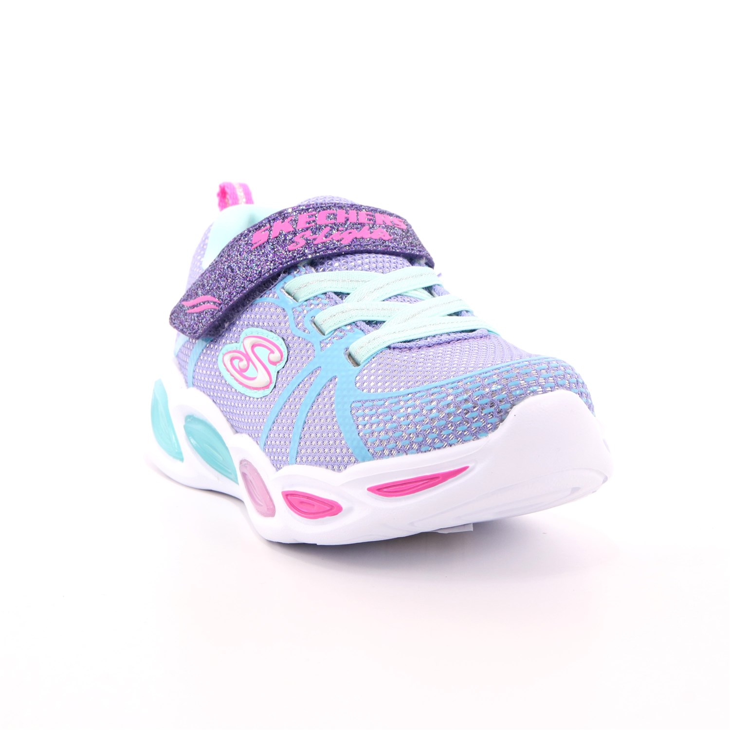Scarpa Strappi + Elastico Skechers Bambina Argento Scarpa Strappi + Elastico Skechers Bambina Argento Scarpe 129 - 302042N