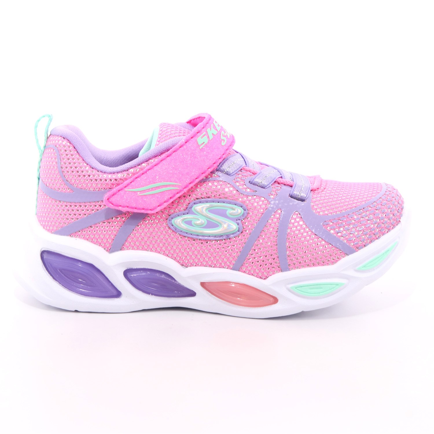Scarpa Strappi + Elastico Skechers Bambina Rosa Scarpa Strappi + Elastico Skechers Bambina Rosa Scarpe 130 - 302042N