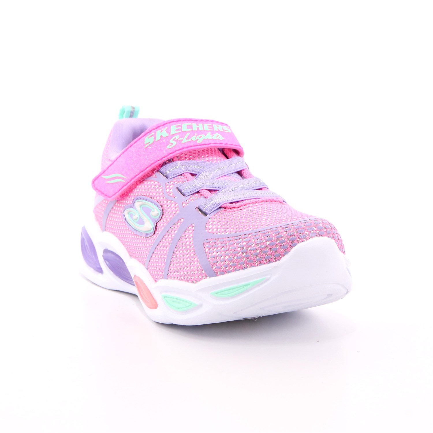 Scarpa Strappi + Elastico Skechers Bambina Rosa Scarpa Strappi + Elastico Skechers Bambina Rosa Scarpe 130 - 302042N