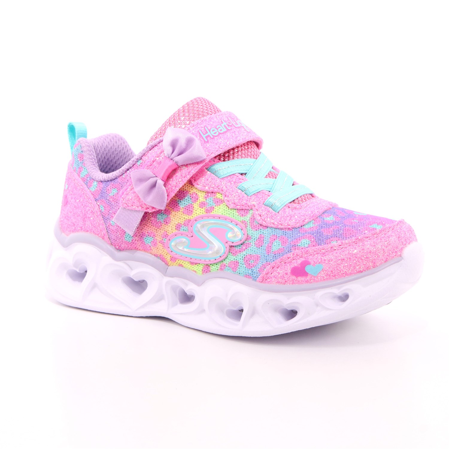 Scarpa Strappi + Elastico Skechers Bambina Rosa Scarpa Strappi + Elastico Skechers Bambina Rosa Scarpe 131 - 302088N