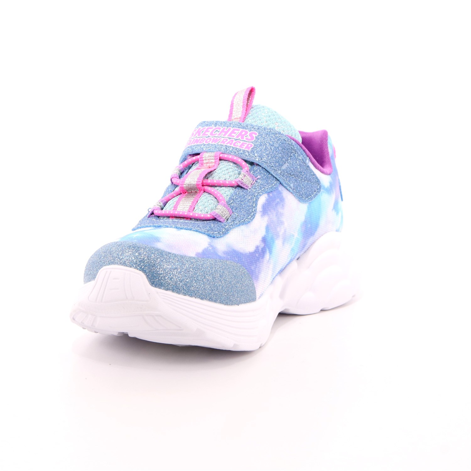 Scarpa Strappi + Elastico Skechers Bambina Celeste Scarpa Strappi + Elastico Skechers Bambina Celeste Scarpe 132 - 302300N