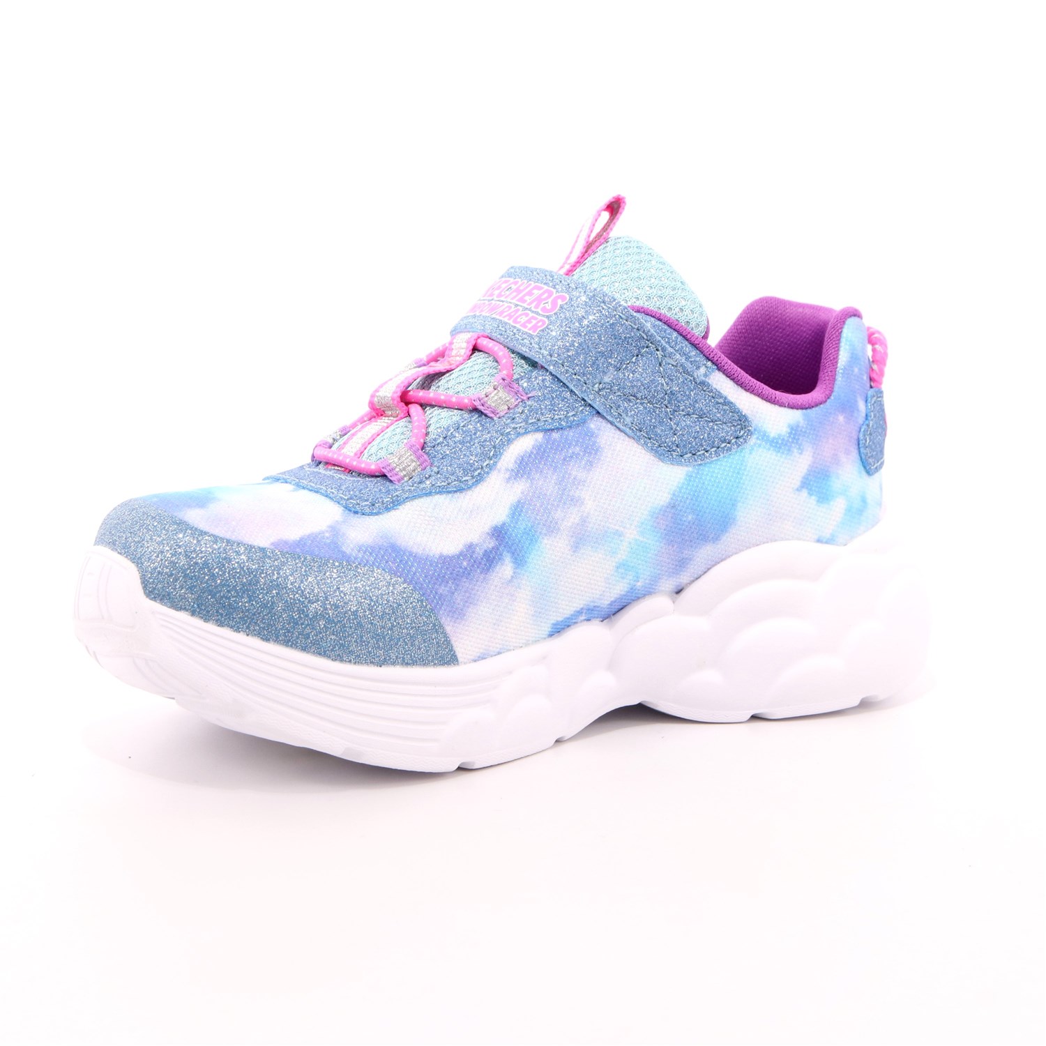 Scarpa Strappi + Elastico Skechers Bambina Celeste Scarpa Strappi + Elastico Skechers Bambina Celeste Scarpe 132 - 302300N