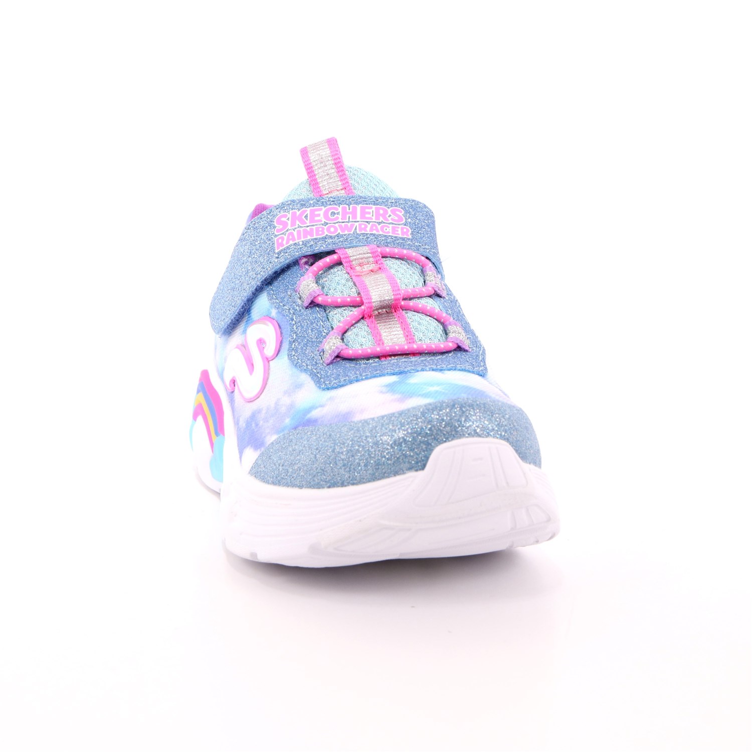Scarpa Strappi + Elastico Skechers Bambina Celeste Scarpa Strappi + Elastico Skechers Bambina Celeste Scarpe 132 - 302300N