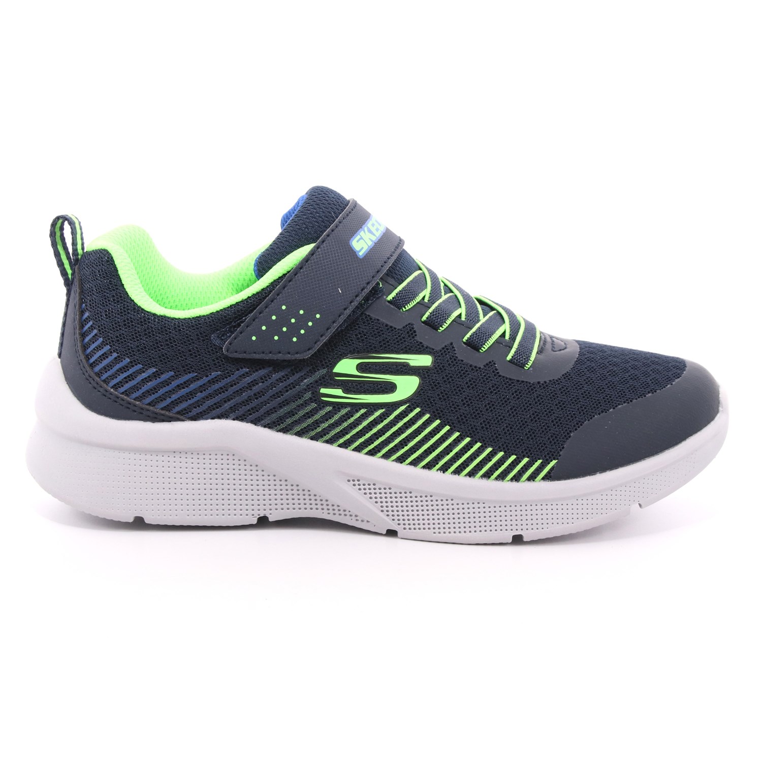 Scarpa Strappi + Elastico Skechers Bambino Blu Scarpa Strappi + Elastico Skechers Bambino Blu Scarpe 135 - 97535L