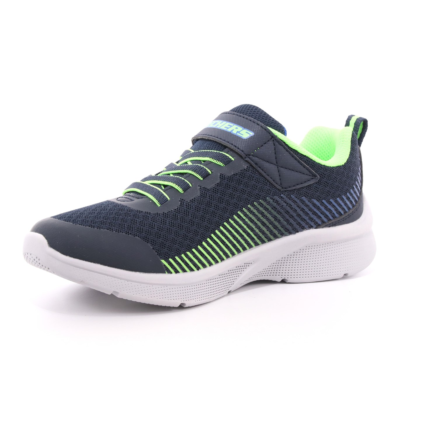 Scarpa Strappi + Elastico Skechers Bambino Blu Scarpa Strappi + Elastico Skechers Bambino Blu Scarpe 135 - 97535L
