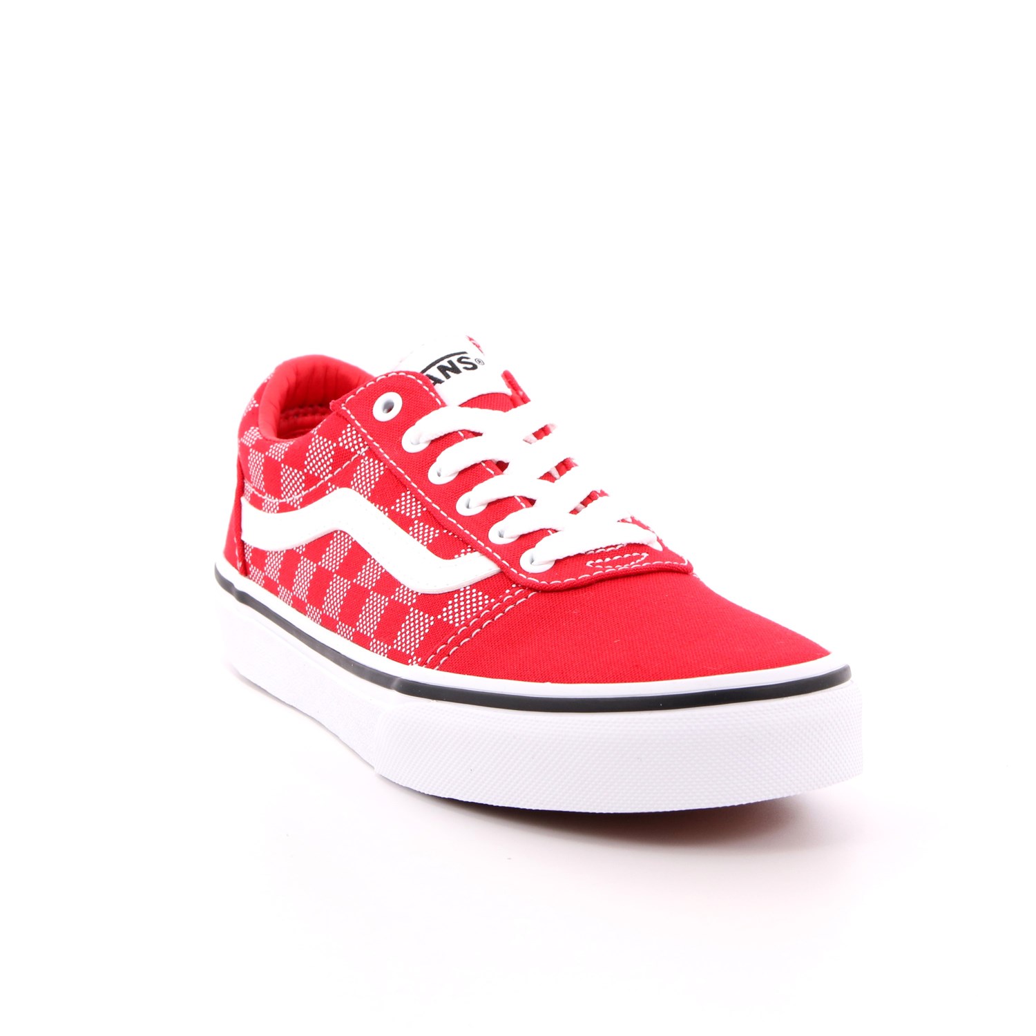 Scarpa Allacciata Vans Bambino Rosso Scarpa Allacciata Vans Bambino Rosso Scarpe 24 - VN0A38J93RU1