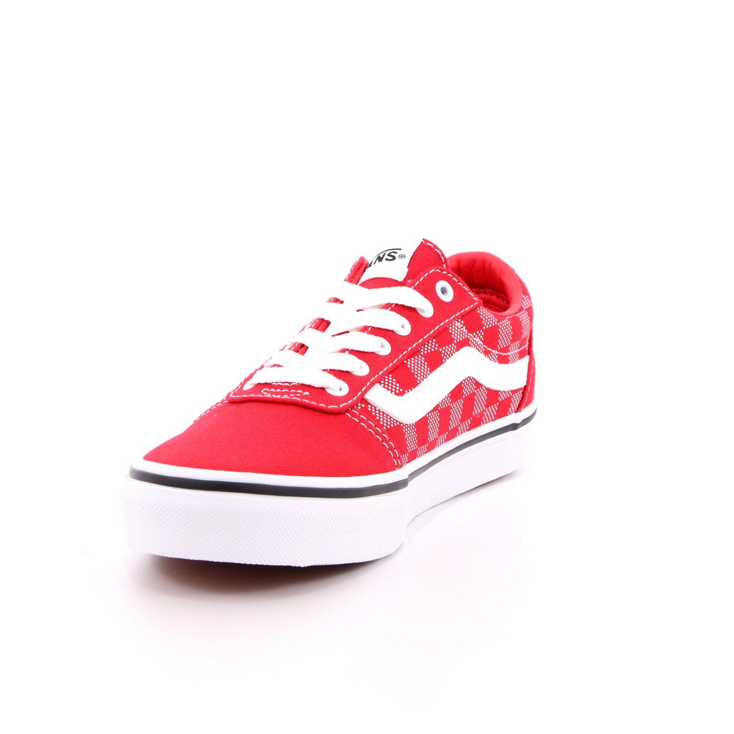 Scarpa Allacciata Vans Bambino Rosso Scarpa Allacciata Vans Bambino Rosso Scarpe 24 - VN0A38J93RU1