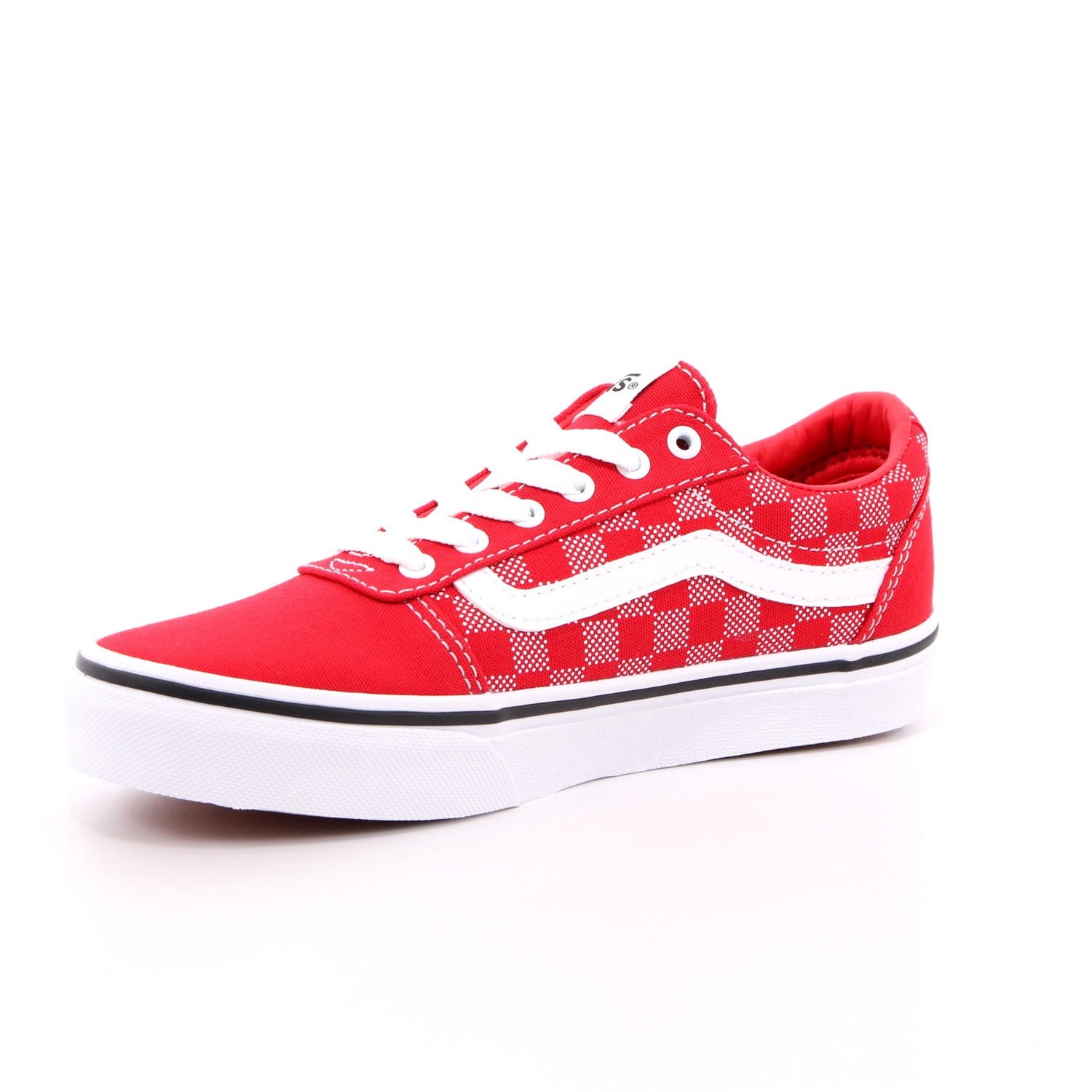Scarpa Allacciata Vans Bambino Rosso Scarpa Allacciata Vans Bambino Rosso Scarpe 24 - VN0A38J93RU1