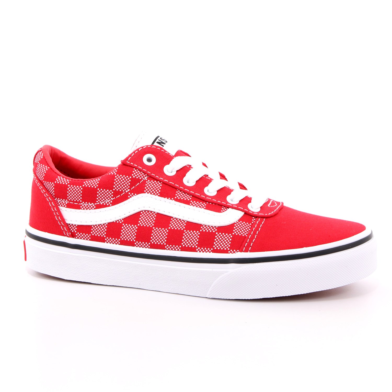 Scarpa Allacciata Vans Bambino Rosso Scarpa Allacciata Vans Bambino Rosso Scarpe 24 - VN0A38J93RU1