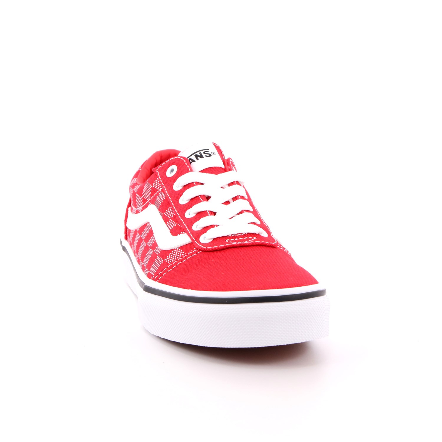 Scarpa Allacciata Vans Bambino Rosso Scarpa Allacciata Vans Bambino Rosso Scarpe 24 - VN0A38J93RU1