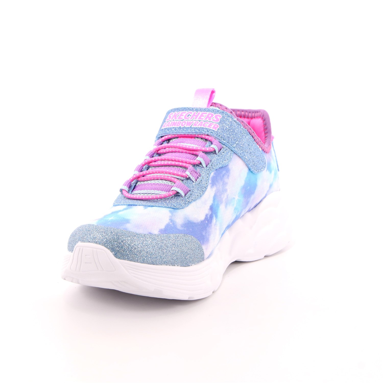 Scarpa Strappi + Elastico Skechers Bambina Celeste Scarpa Strappi + Elastico Skechers Bambina Celeste Scarpe 139 - 302300L