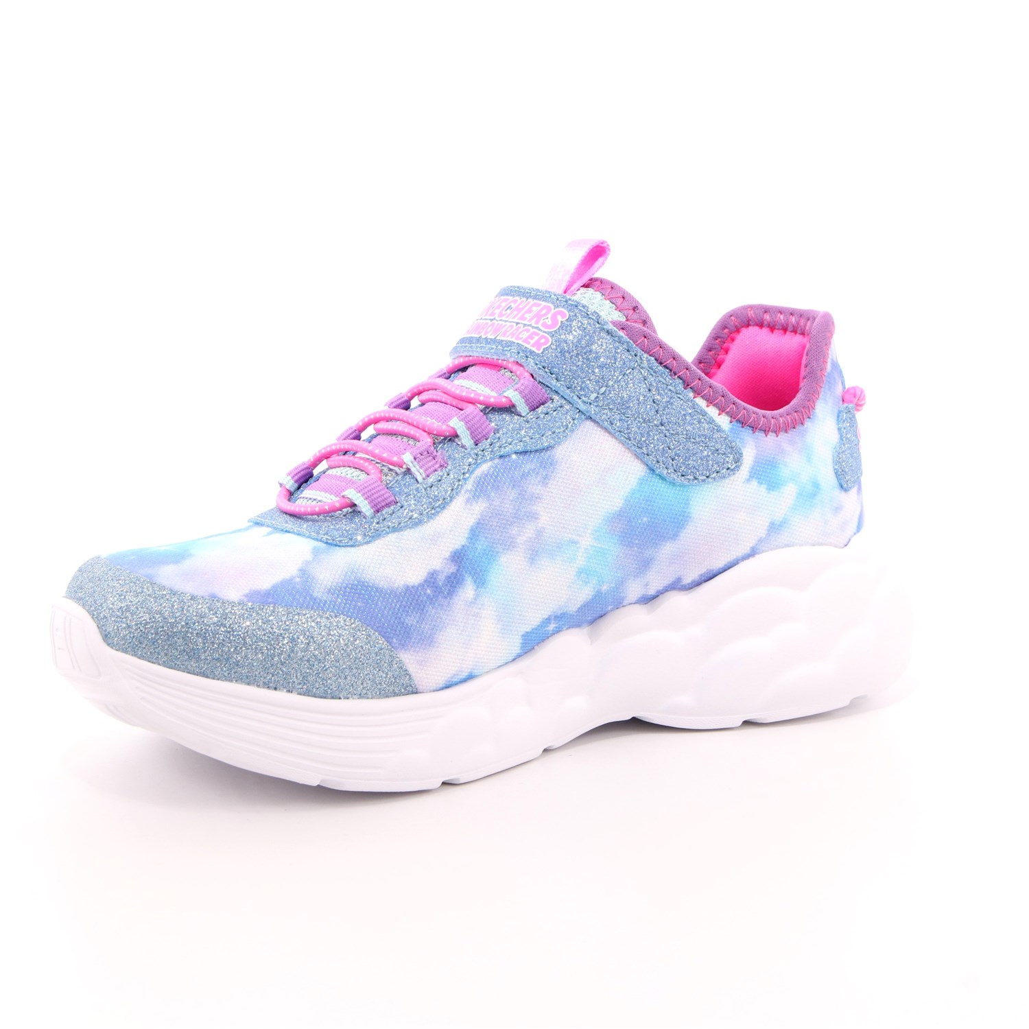 Scarpa Strappi + Elastico Skechers Bambina Celeste Scarpa Strappi + Elastico Skechers Bambina Celeste Scarpe 139 - 302300L