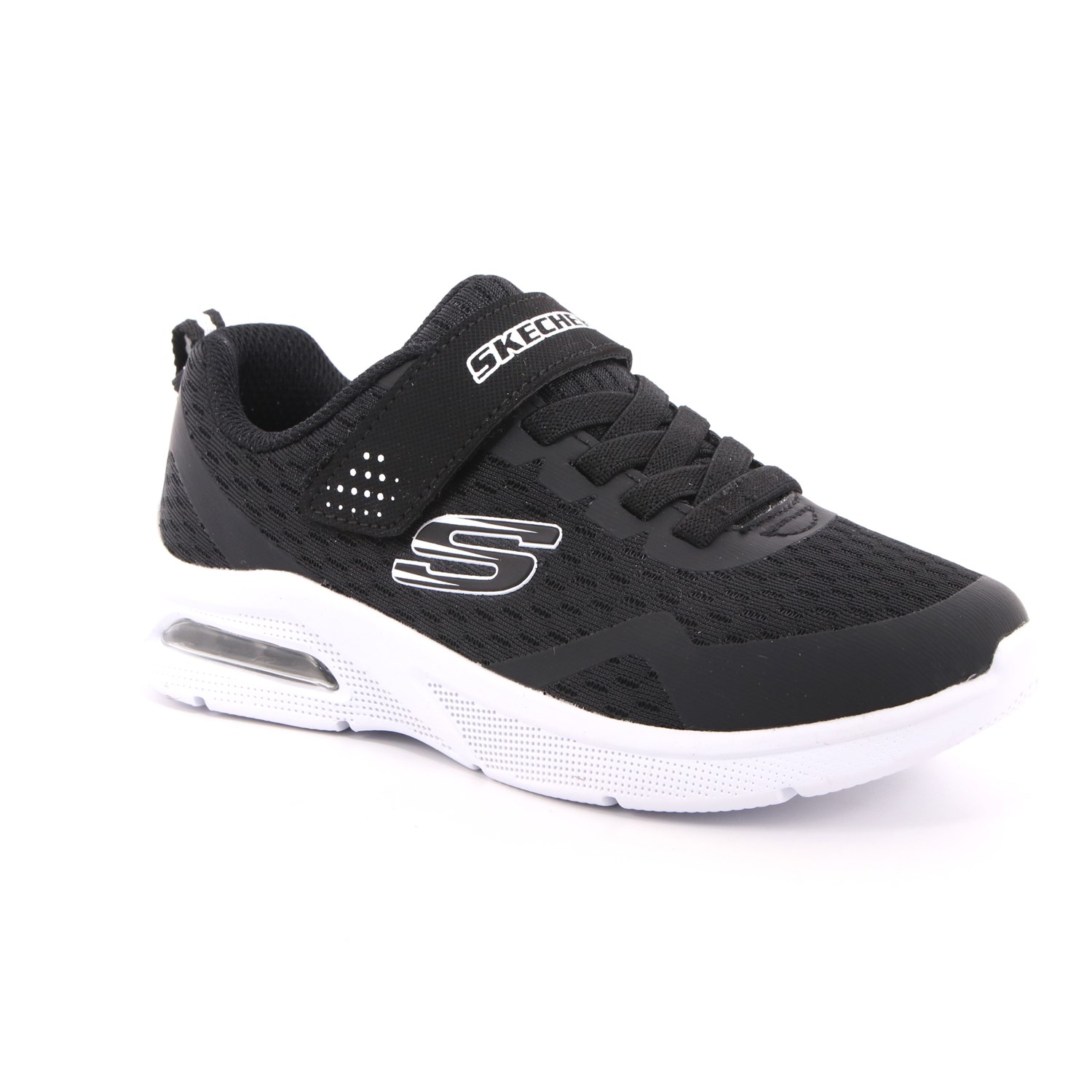 Scarpa Strappi + Elastico Skechers Bambino Nero Scarpa Strappi + Elastico Skechers Bambino Nero Scarpe 144 - 403775L