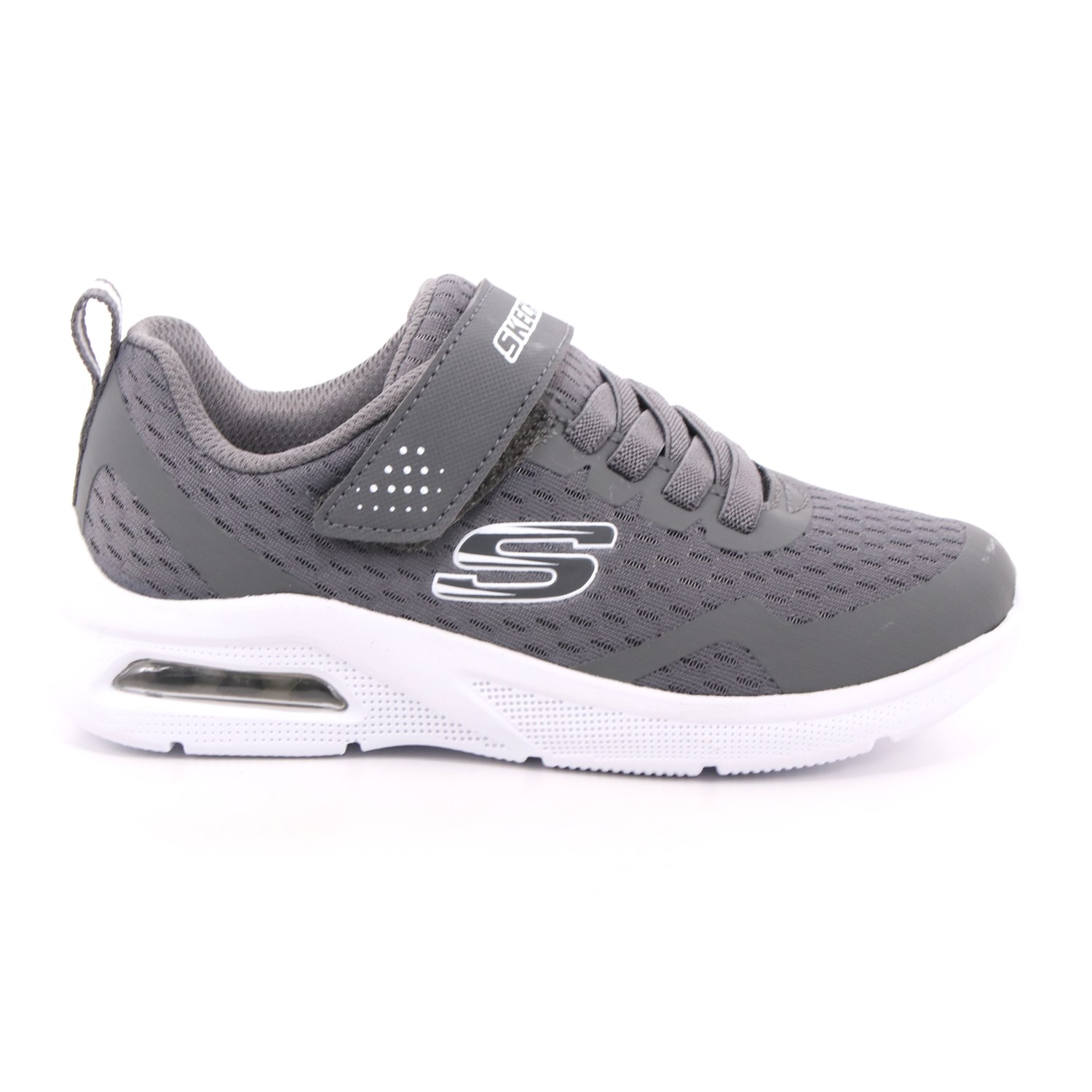 Scarpa Strappi + Elastico Skechers Bambino Grigio Scarpa Strappi + Elastico Skechers Bambino Grigio Scarpe 145 - 403775L