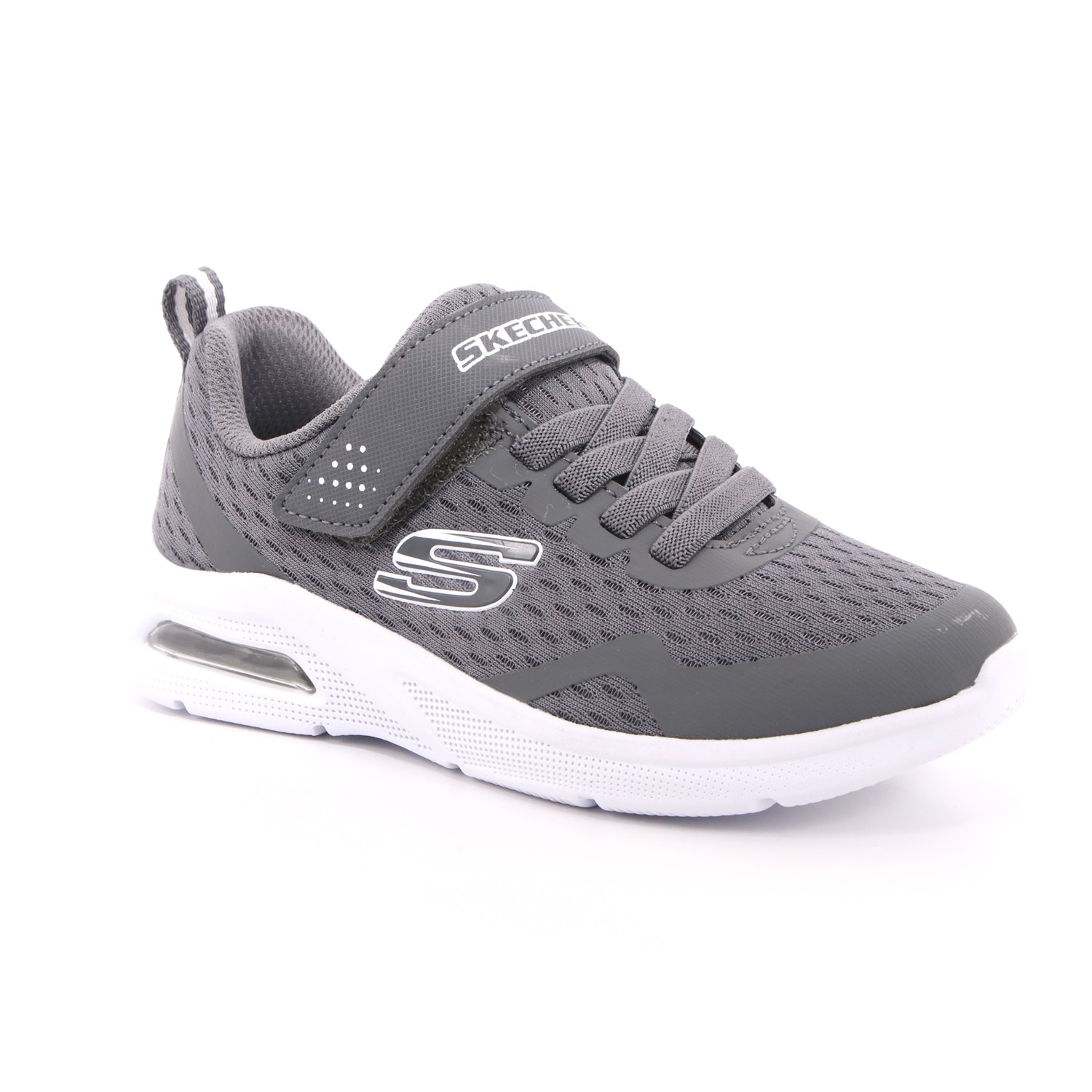 Scarpa Strappi + Elastico Skechers Bambino Grigio Scarpa Strappi + Elastico Skechers Bambino Grigio Scarpe 145 - 403775L