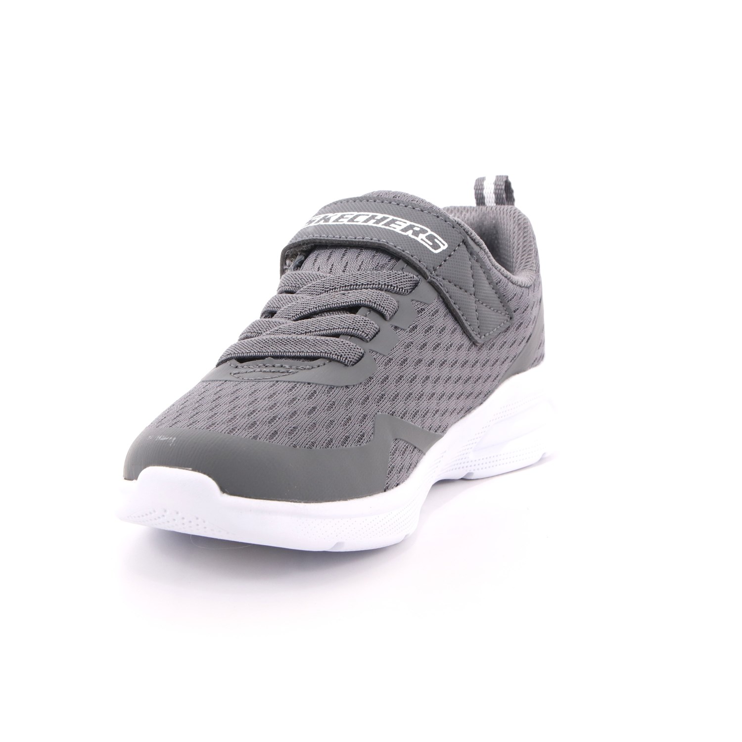 Scarpa Strappi + Elastico Skechers Bambino Grigio Scarpa Strappi + Elastico Skechers Bambino Grigio Scarpe 145 - 403775L