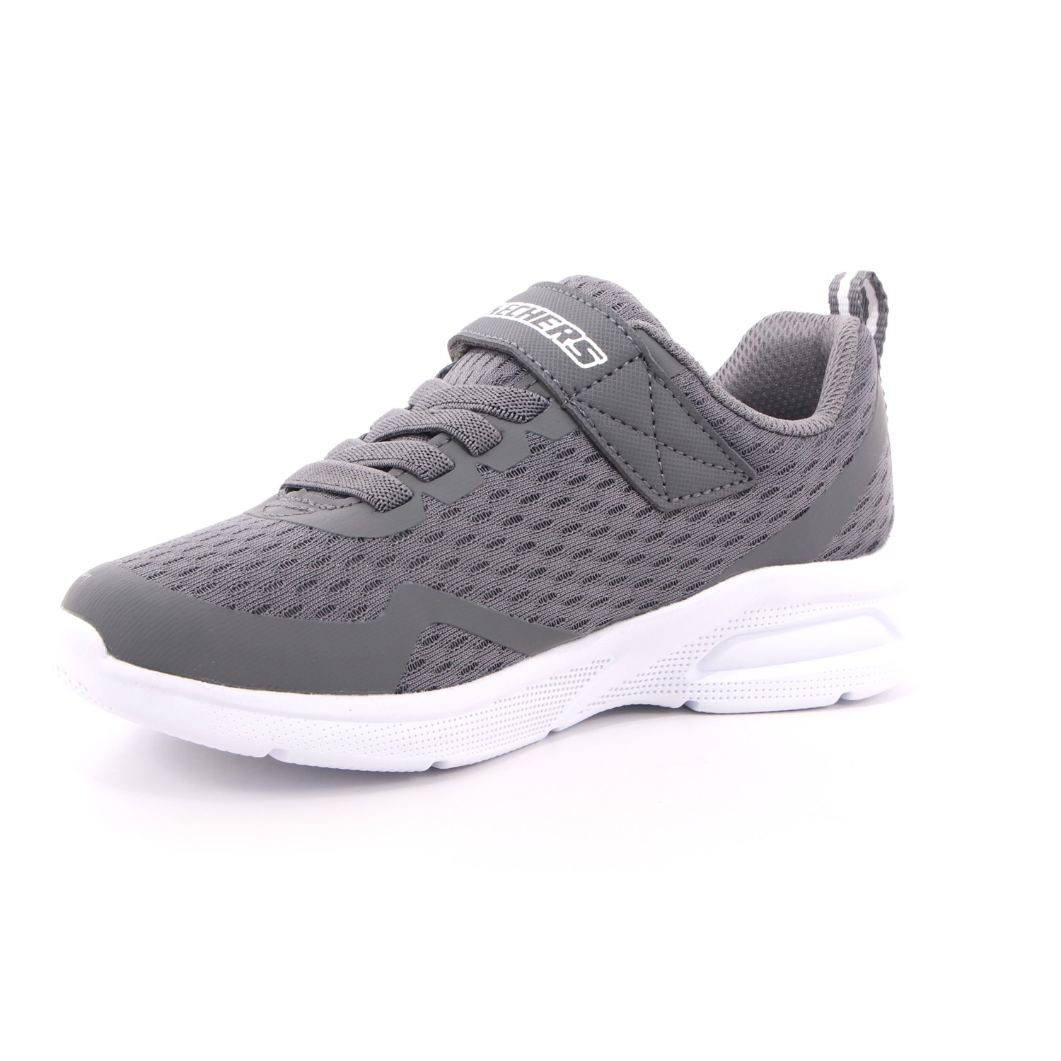 Scarpa Strappi + Elastico Skechers Bambino Grigio Scarpa Strappi + Elastico Skechers Bambino Grigio Scarpe 145 - 403775L