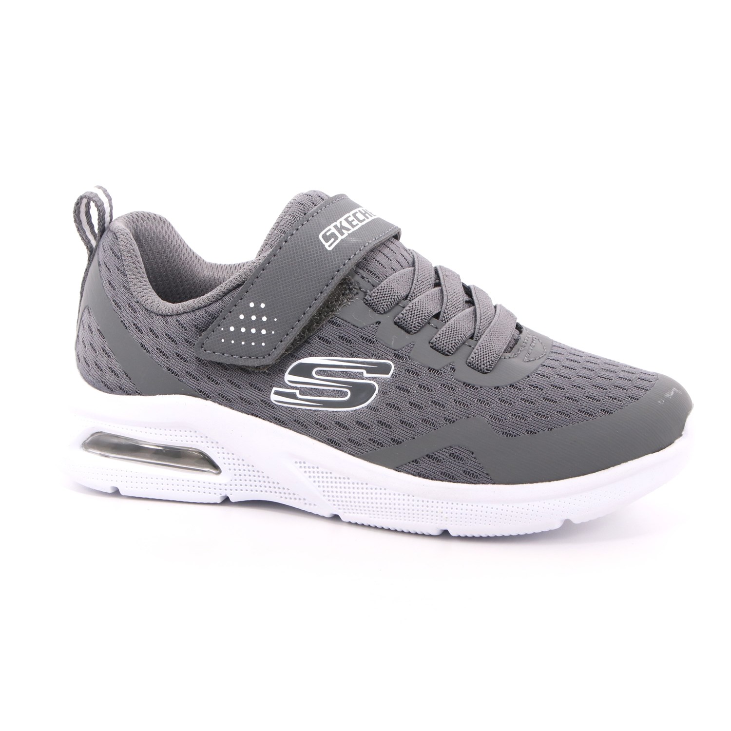 Scarpa Strappi + Elastico Skechers Bambino Grigio Scarpa Strappi + Elastico Skechers Bambino Grigio Scarpe 145 - 403775L
