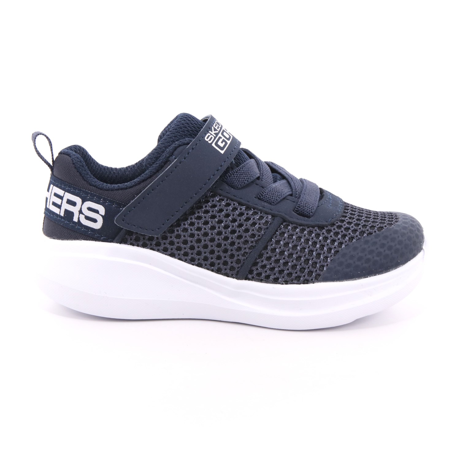 Scarpa Strappi + Elastico Skechers Bambino Blu Scarpa Strappi + Elastico Skechers Bambino Blu Scarpe 146 - 97875N