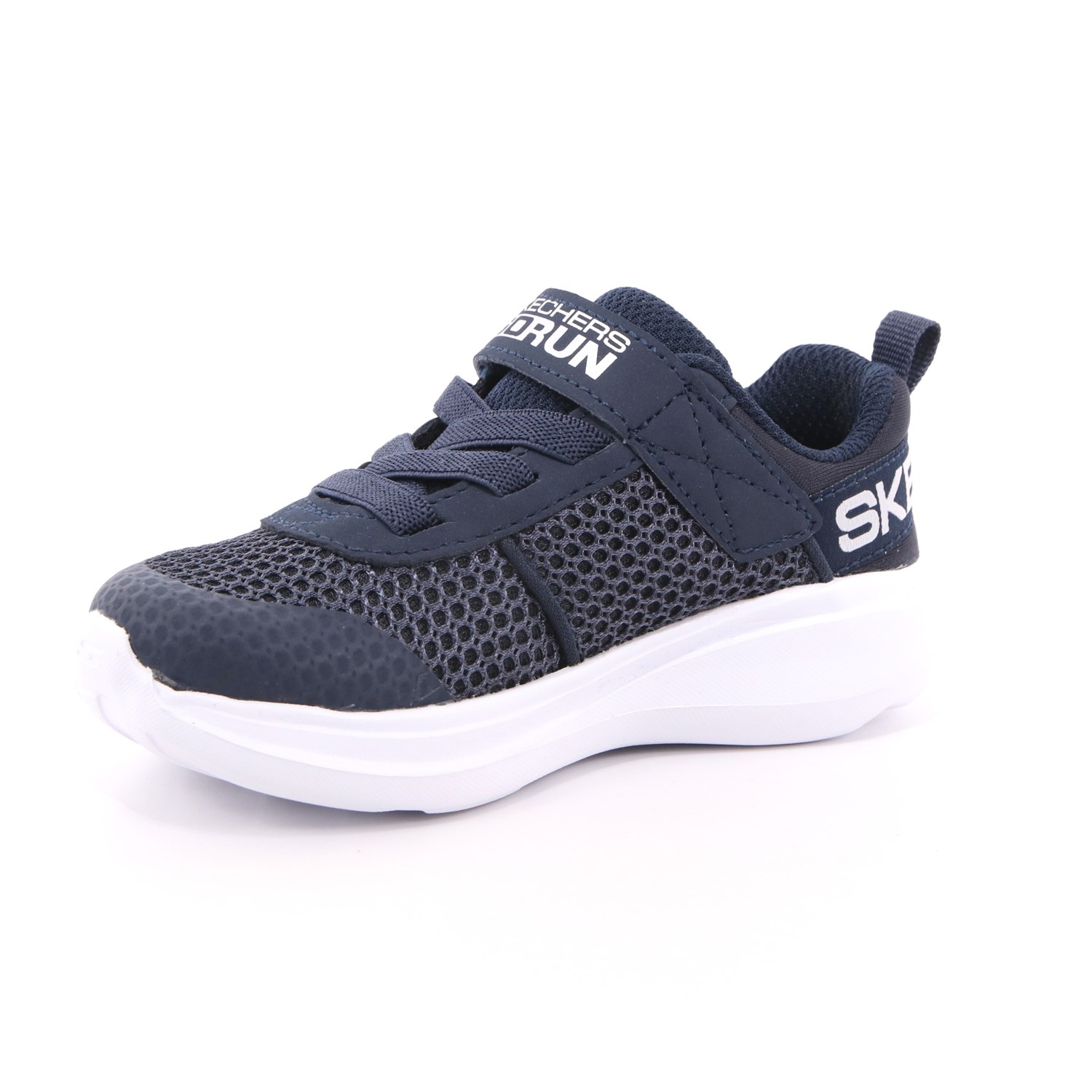 Scarpa Strappi + Elastico Skechers Bambino Blu Scarpa Strappi + Elastico Skechers Bambino Blu Scarpe 146 - 97875N