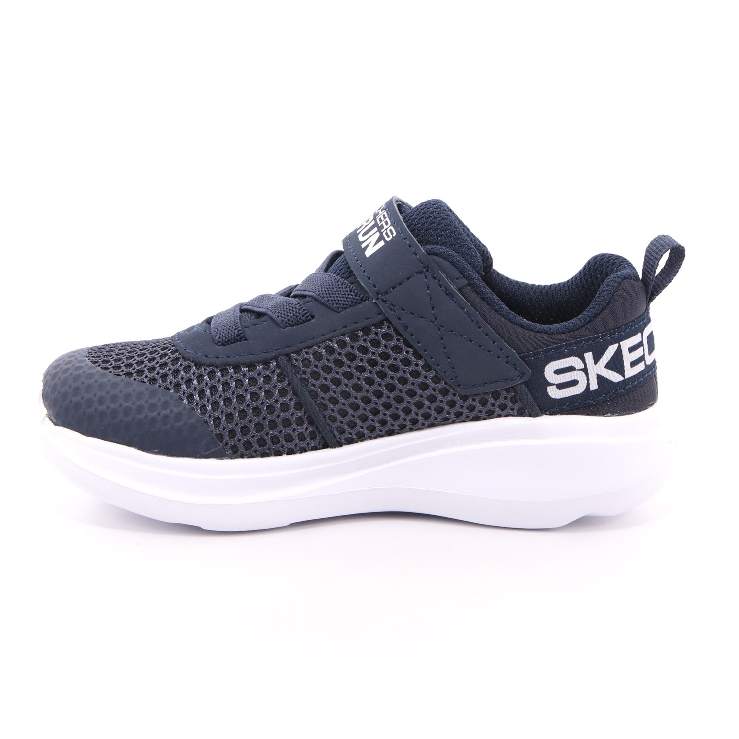 Scarpa Strappi + Elastico Skechers Bambino Blu Scarpa Strappi + Elastico Skechers Bambino Blu Scarpe 146 - 97875N