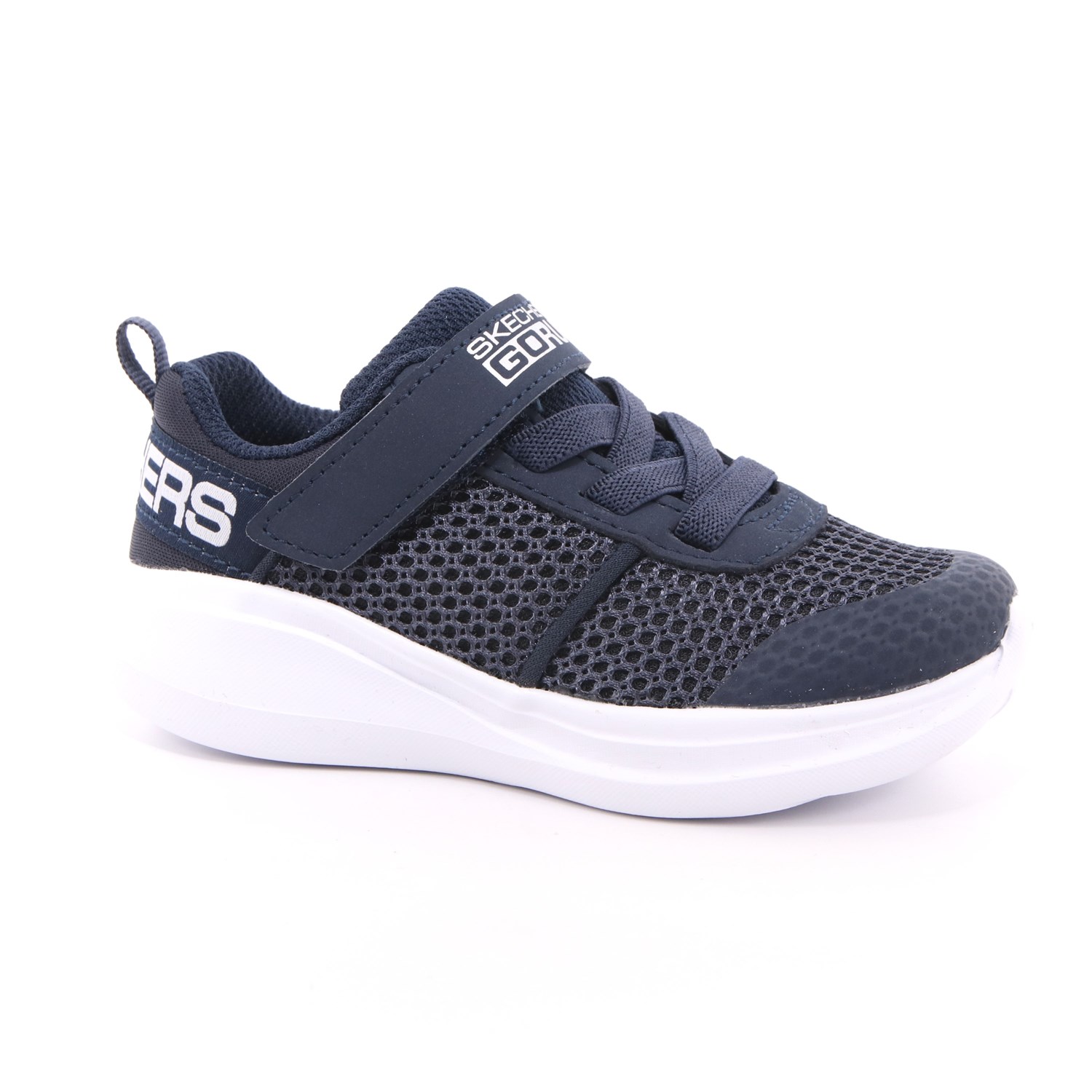 Scarpa Strappi + Elastico Skechers Bambino Blu Scarpa Strappi + Elastico Skechers Bambino Blu Scarpe 146 - 97875N