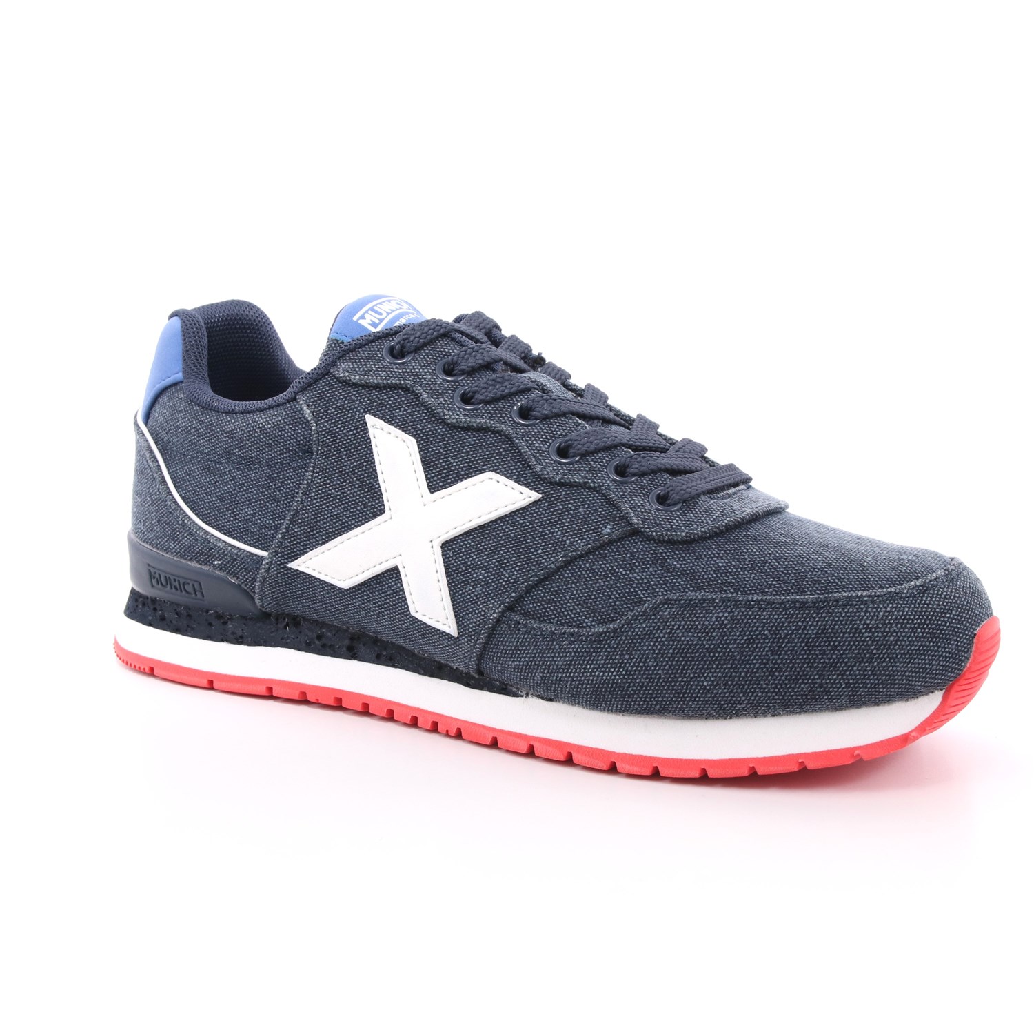 Scarpa Allacciata Munich Uomo Jeans Scarpa Allacciata Munich Uomo Jeans Scarpe 89 - 4150084
