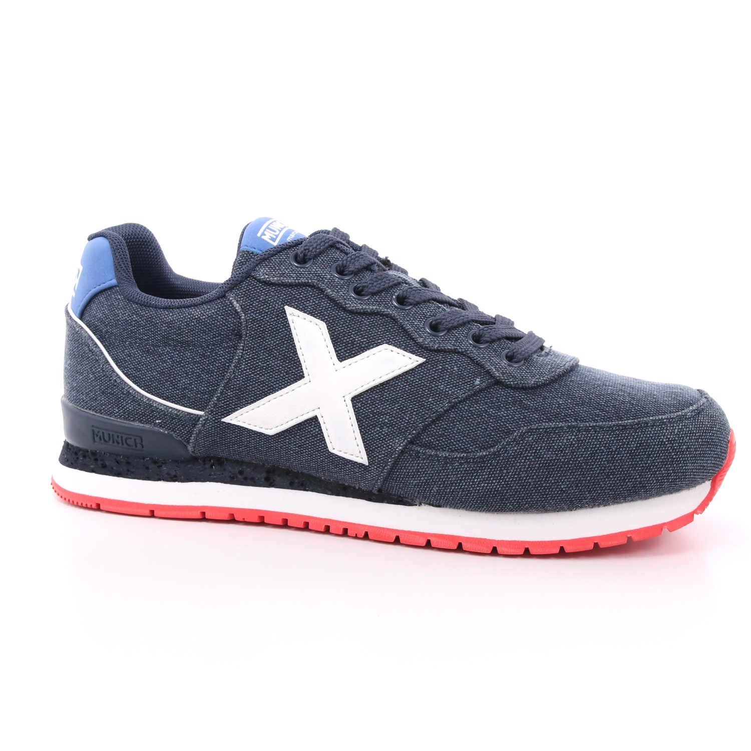 Scarpa Allacciata Munich Uomo Jeans Scarpa Allacciata Munich Uomo Jeans Scarpe 89 - 4150084