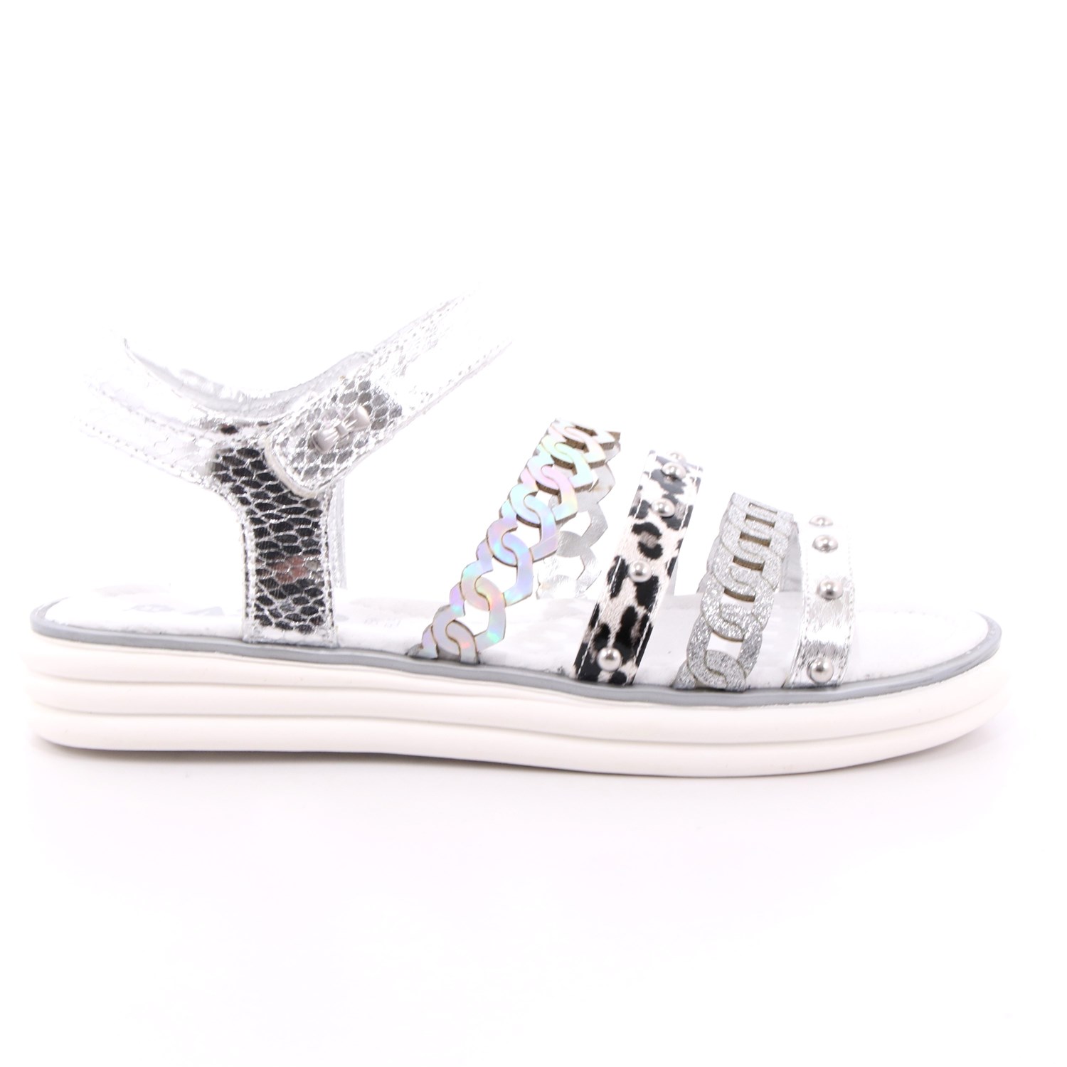 Sandalo Asso Bambina Argento Sandalo Asso Bambina Argento Scarpe 407 - AG10901B