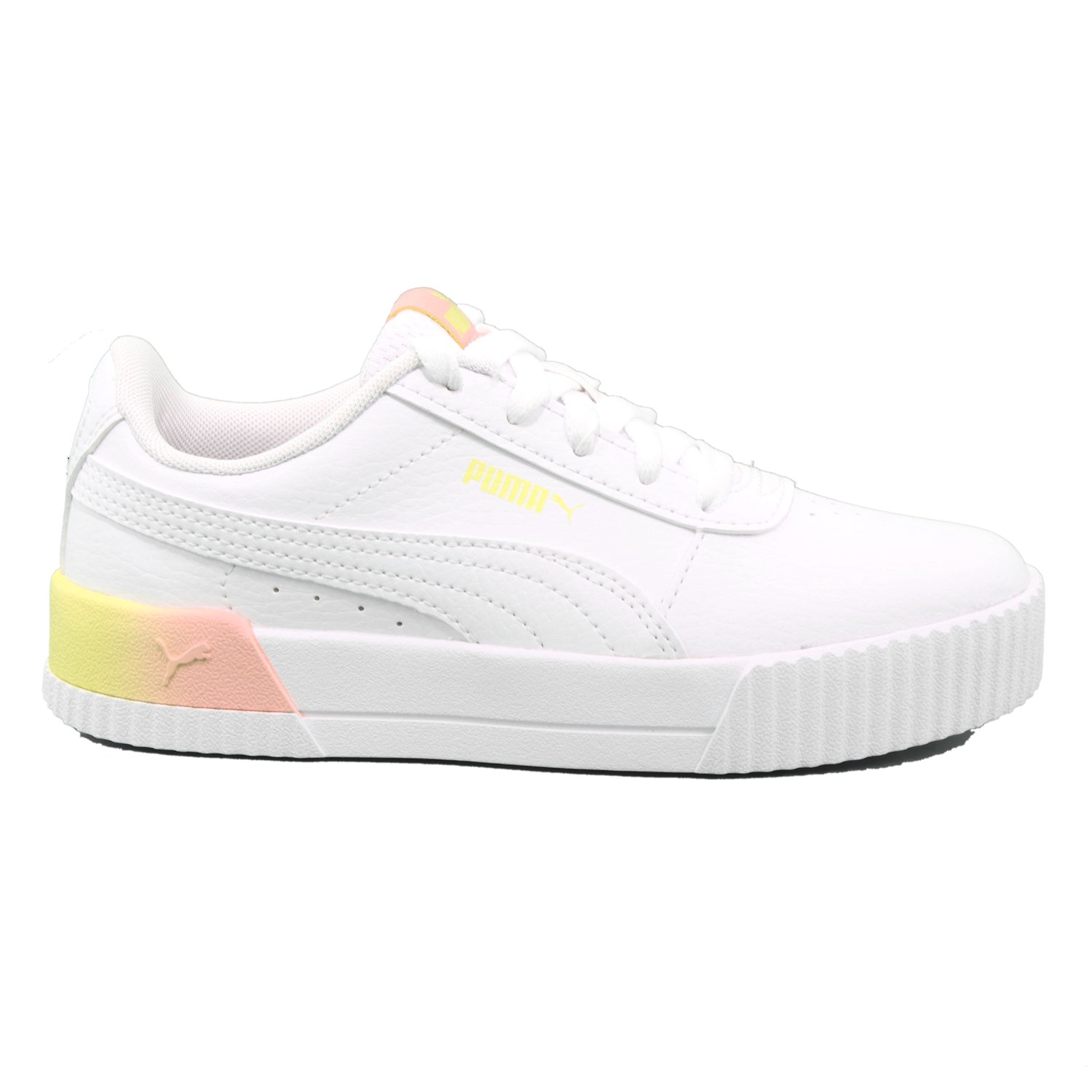 Scarpa Allacciata Puma Bambina Bianco Scarpa Allacciata Puma Bambina Bianco Scarpe 632 - 37508801
