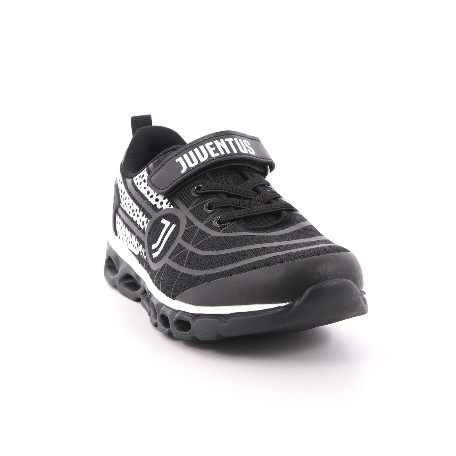Scarpa Strappi + Elastico Juventus Bambino Nero Scarpa Strappi + Elastico Juventus Bambino Nero Scarpe 3 - B0010068T