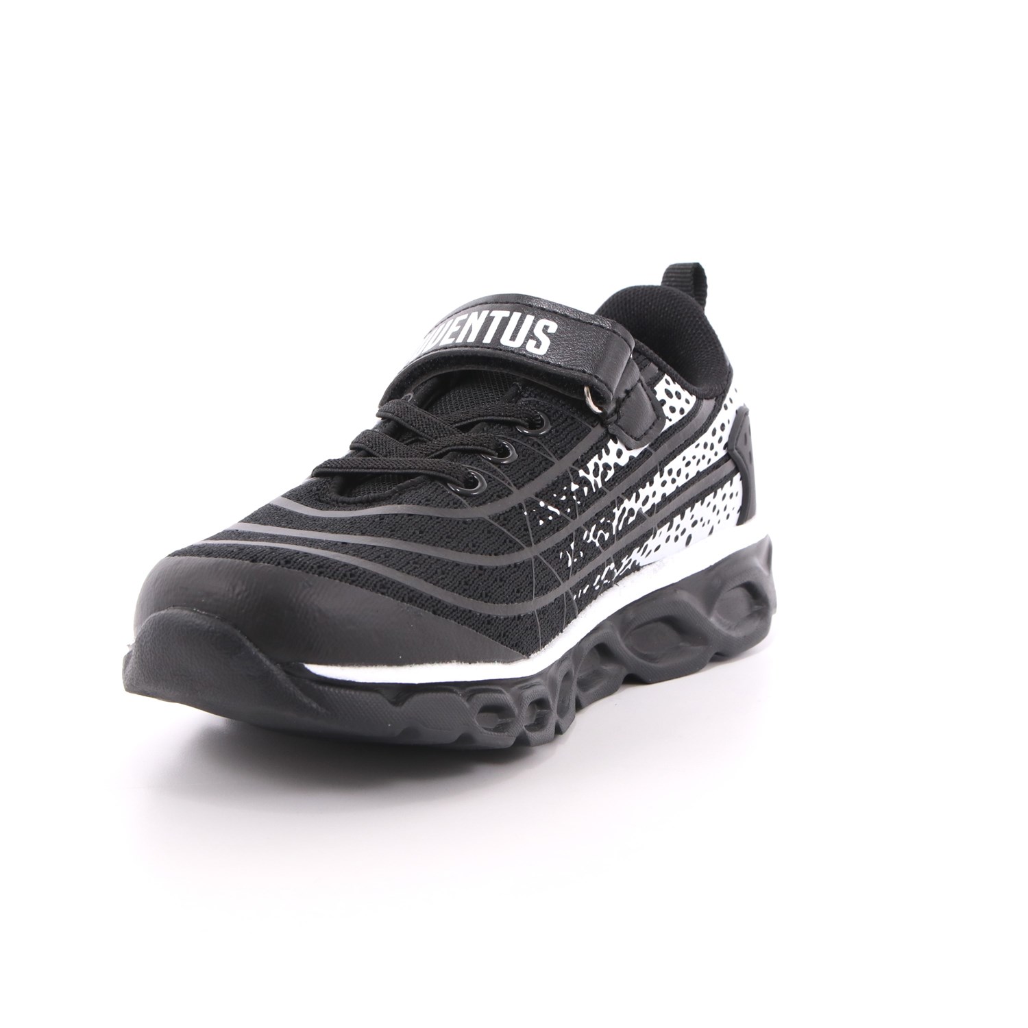 Scarpa Strappi + Elastico Juventus Bambino Nero Scarpa Strappi + Elastico Juventus Bambino Nero Scarpe 3 - B0010068T