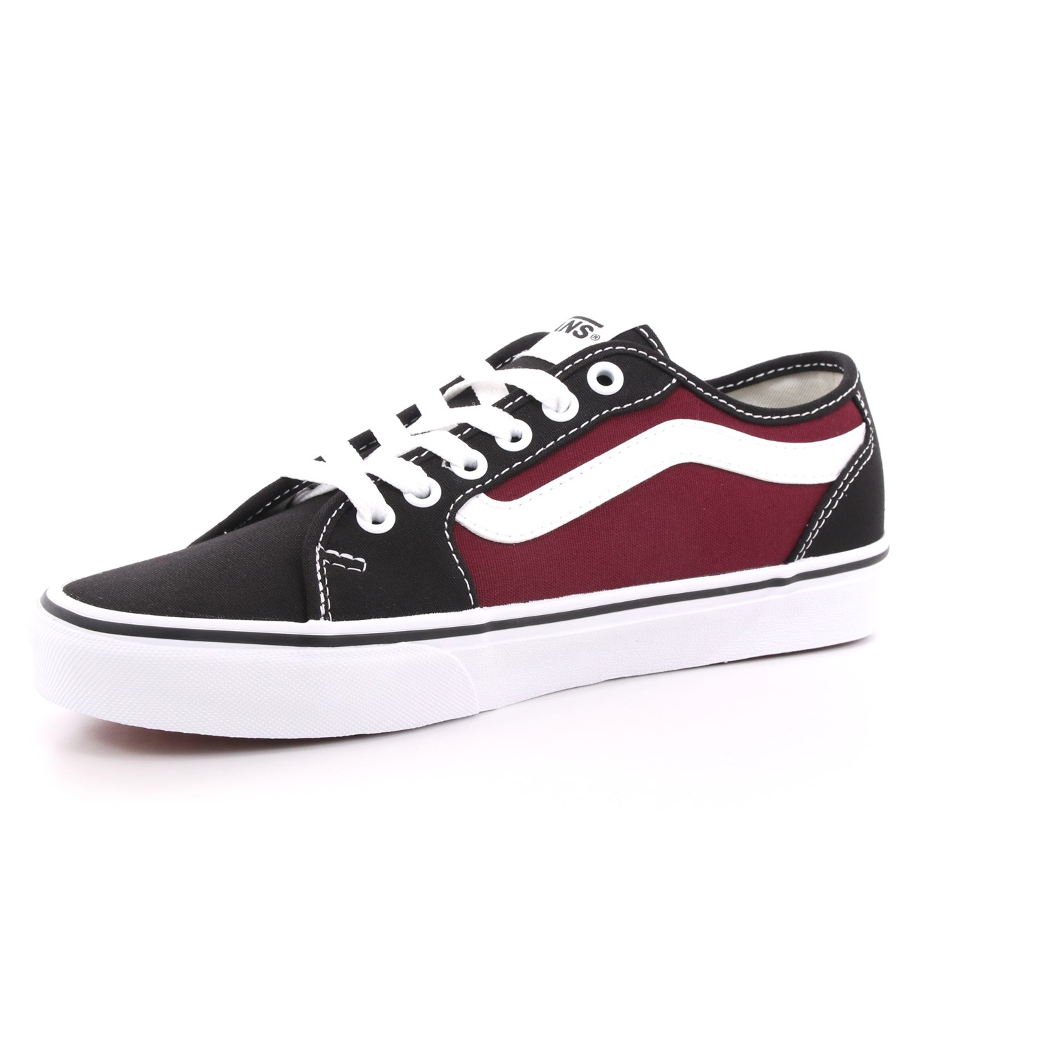 Scarpa Allacciata Vans Uomo Nero/bordeaux Scarpa Allacciata Vans Uomo Nero/bordeaux Scarpe 35 - VNA0A3WKZW7Q1