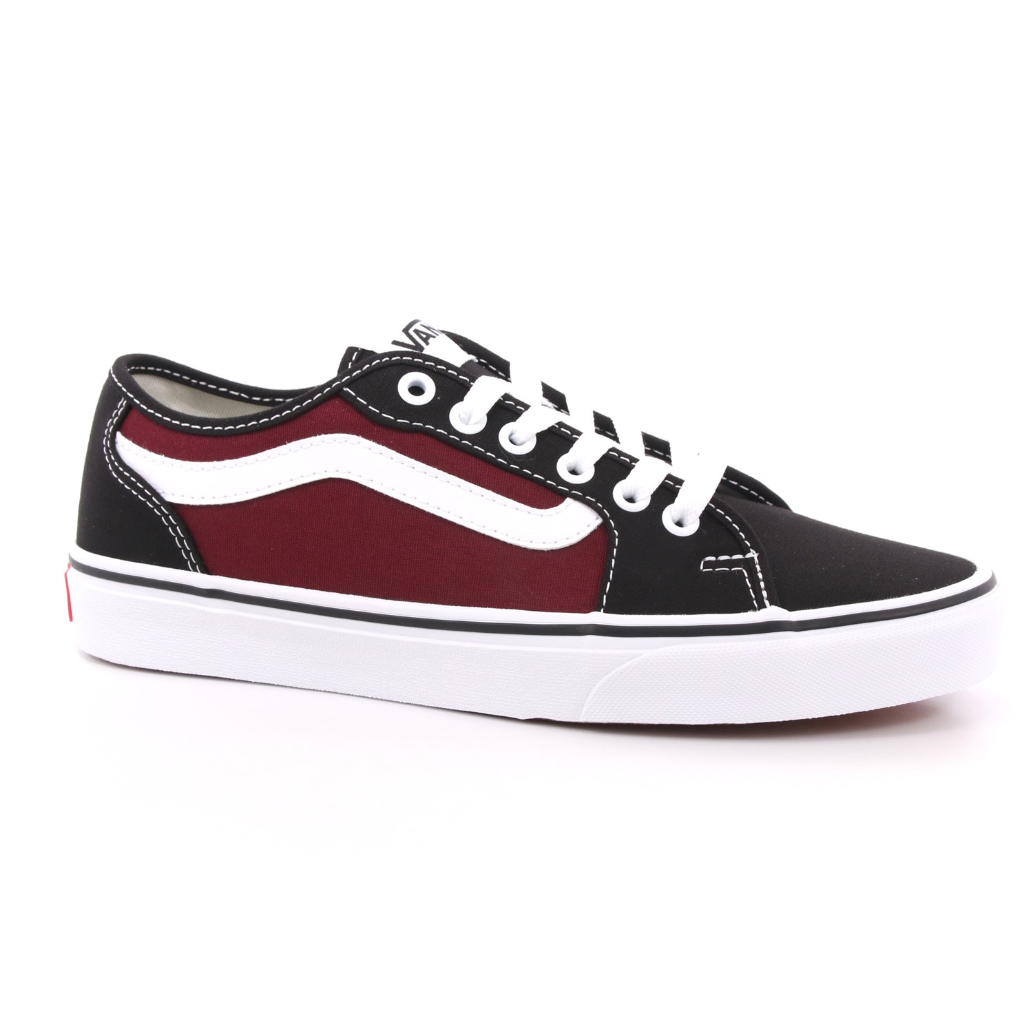 Scarpa Allacciata Vans Uomo Nero/bordeaux Scarpa Allacciata Vans Uomo Nero/bordeaux Scarpe 35 - VNA0A3WKZW7Q1