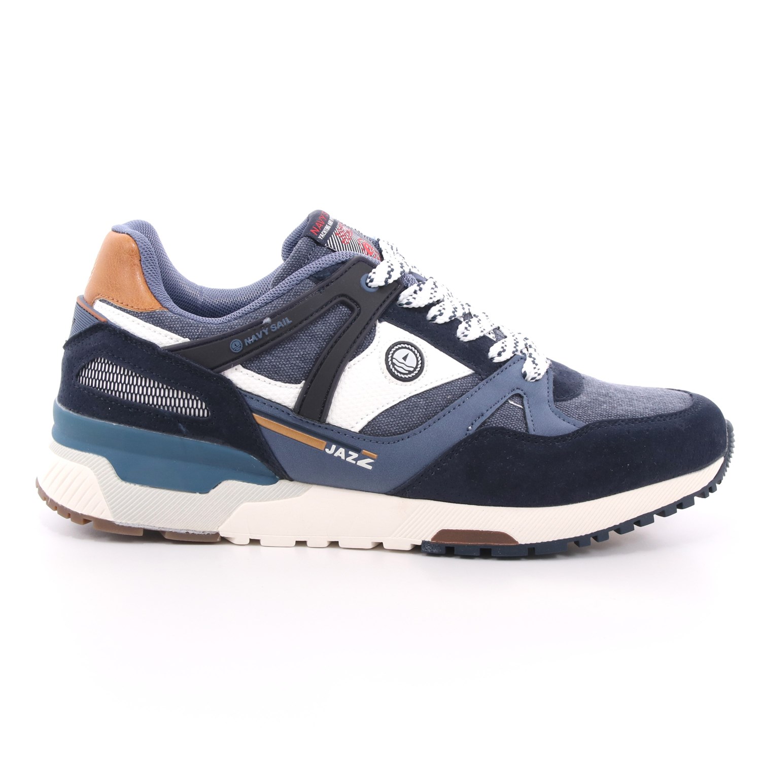 Scarpa Allacciata Navy Sail Uomo Blu Scarpa Allacciata Navy Sail Uomo Blu Scarpe 5 - NSM113815