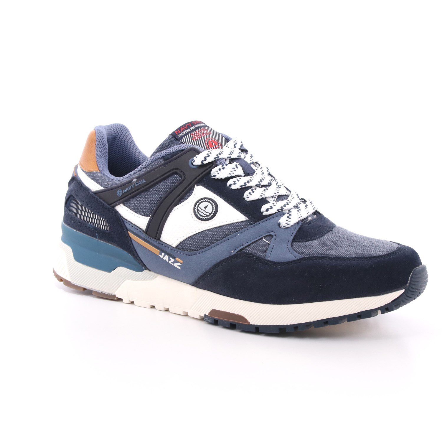 Scarpa Allacciata Navy Sail Uomo Blu Scarpa Allacciata Navy Sail Uomo Blu Scarpe 5 - NSM113815