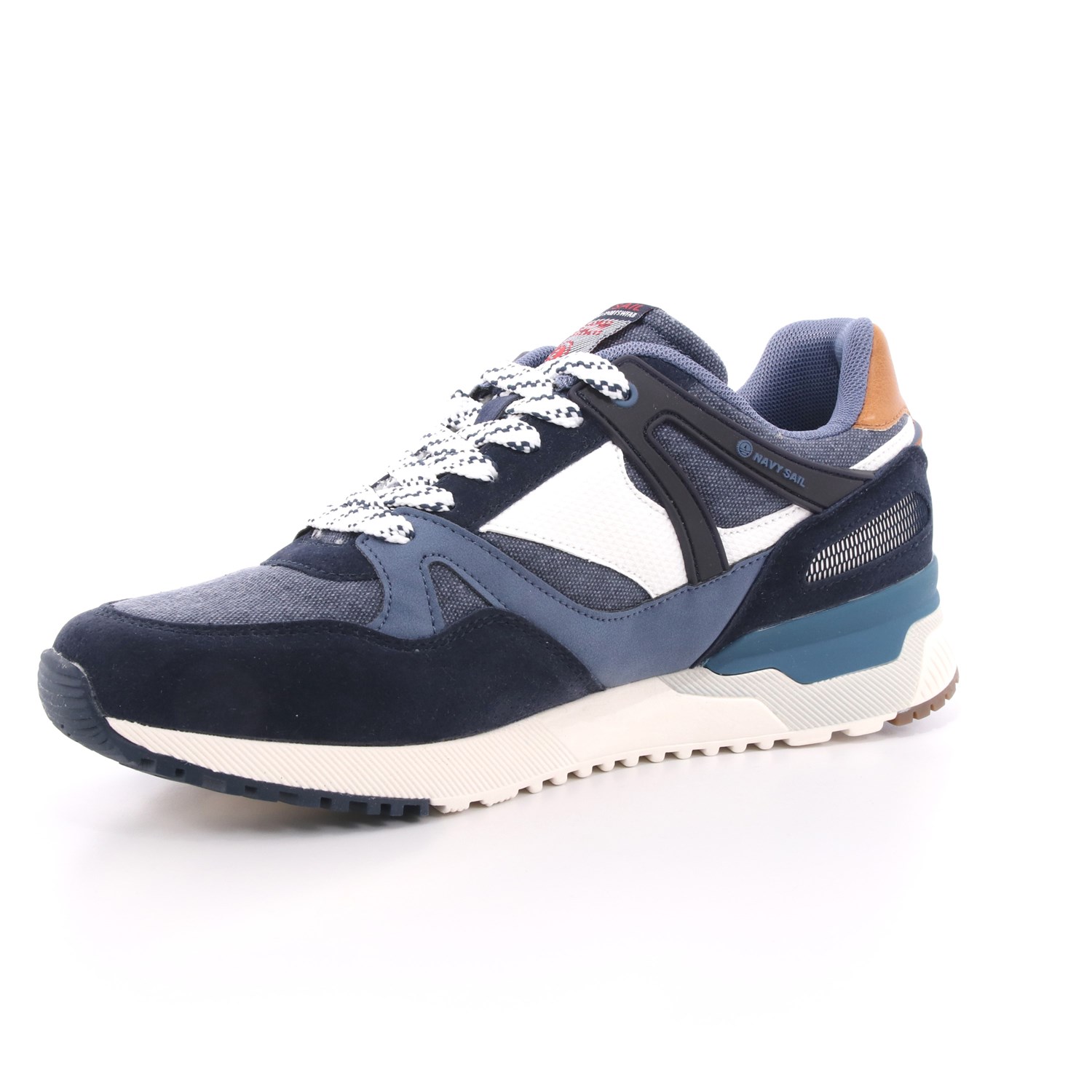 Scarpa Allacciata Navy Sail Uomo Blu Scarpa Allacciata Navy Sail Uomo Blu Scarpe 5 - NSM113815